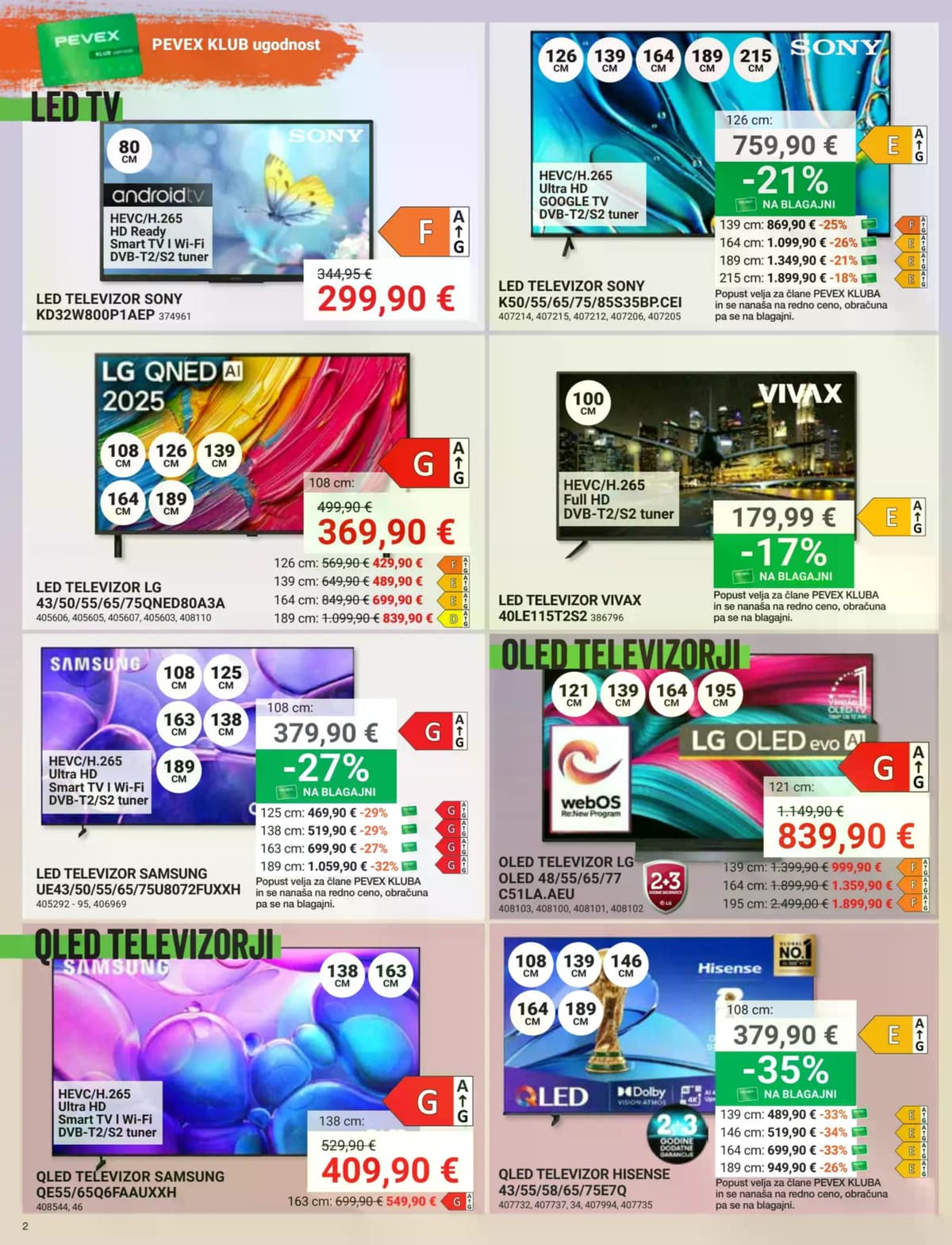 Stran 2. Pevex kataloga - April 2026 od 03.04.2026.