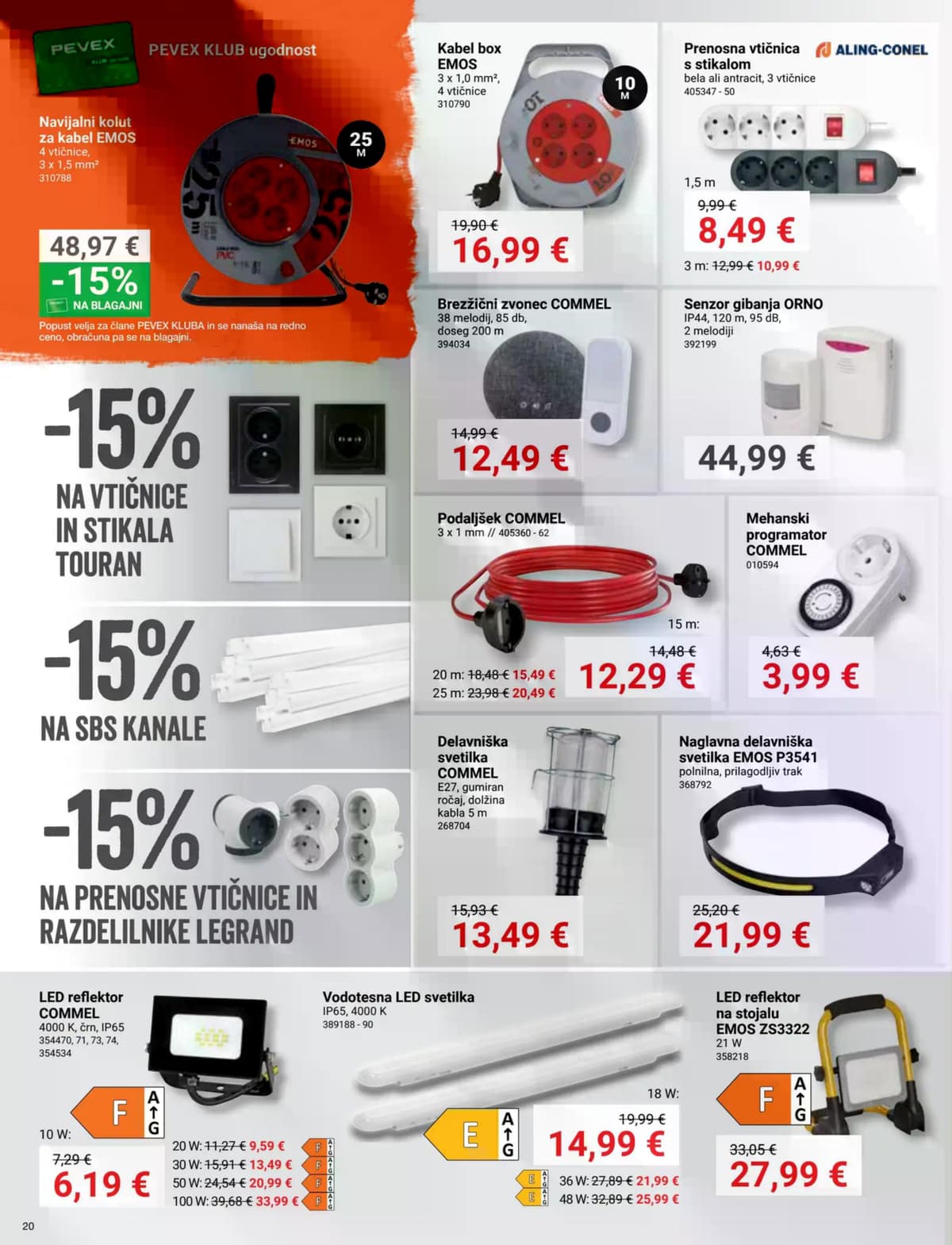 Stran 20. Pevex kataloga - April 2026 od 03.04.2026.