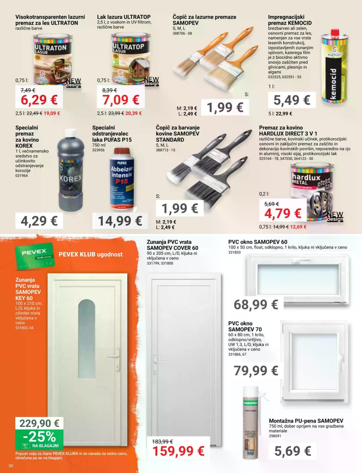 Stran 30. Pevex kataloga - April 2026 od 03.04.2026.