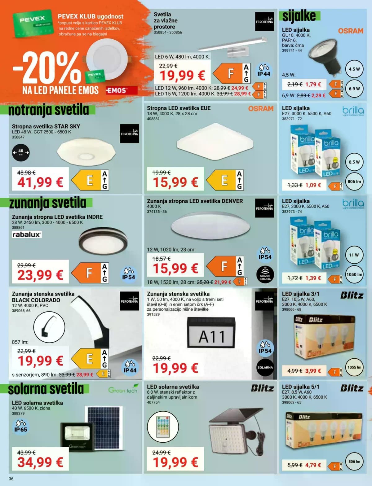 Stran 36. Pevex kataloga - April 2026
