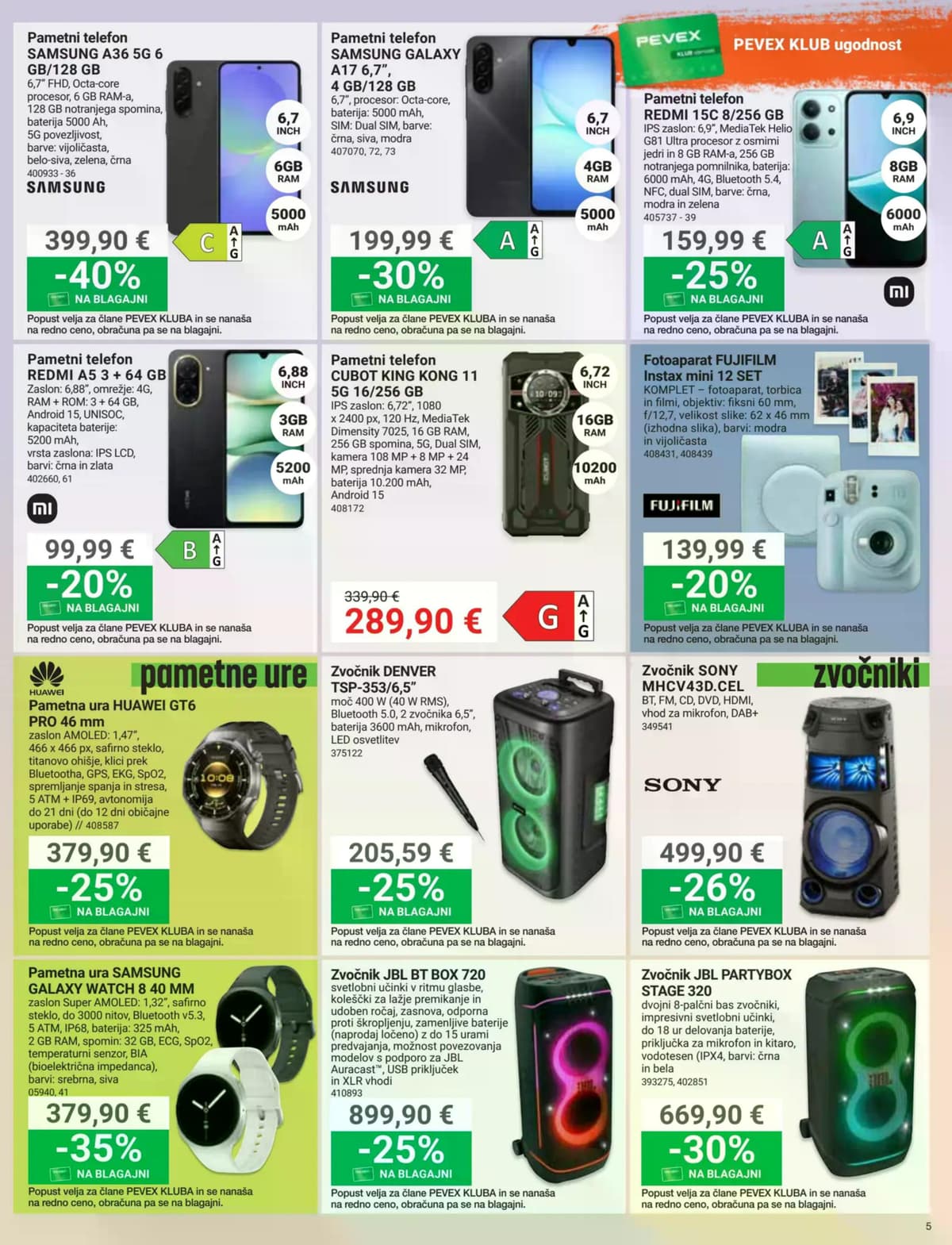 Stran 5. Pevex kataloga - April 2026 od 03.04.2026.
