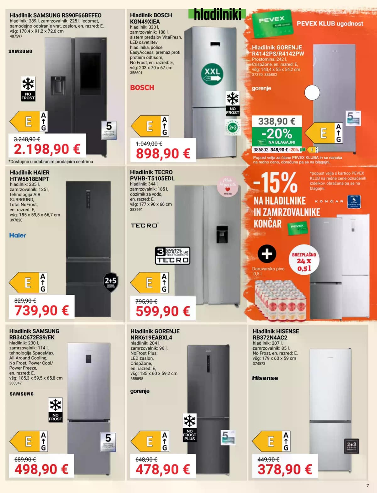 Stran 7. Pevex kataloga - April 2026 od 03.04.2026.