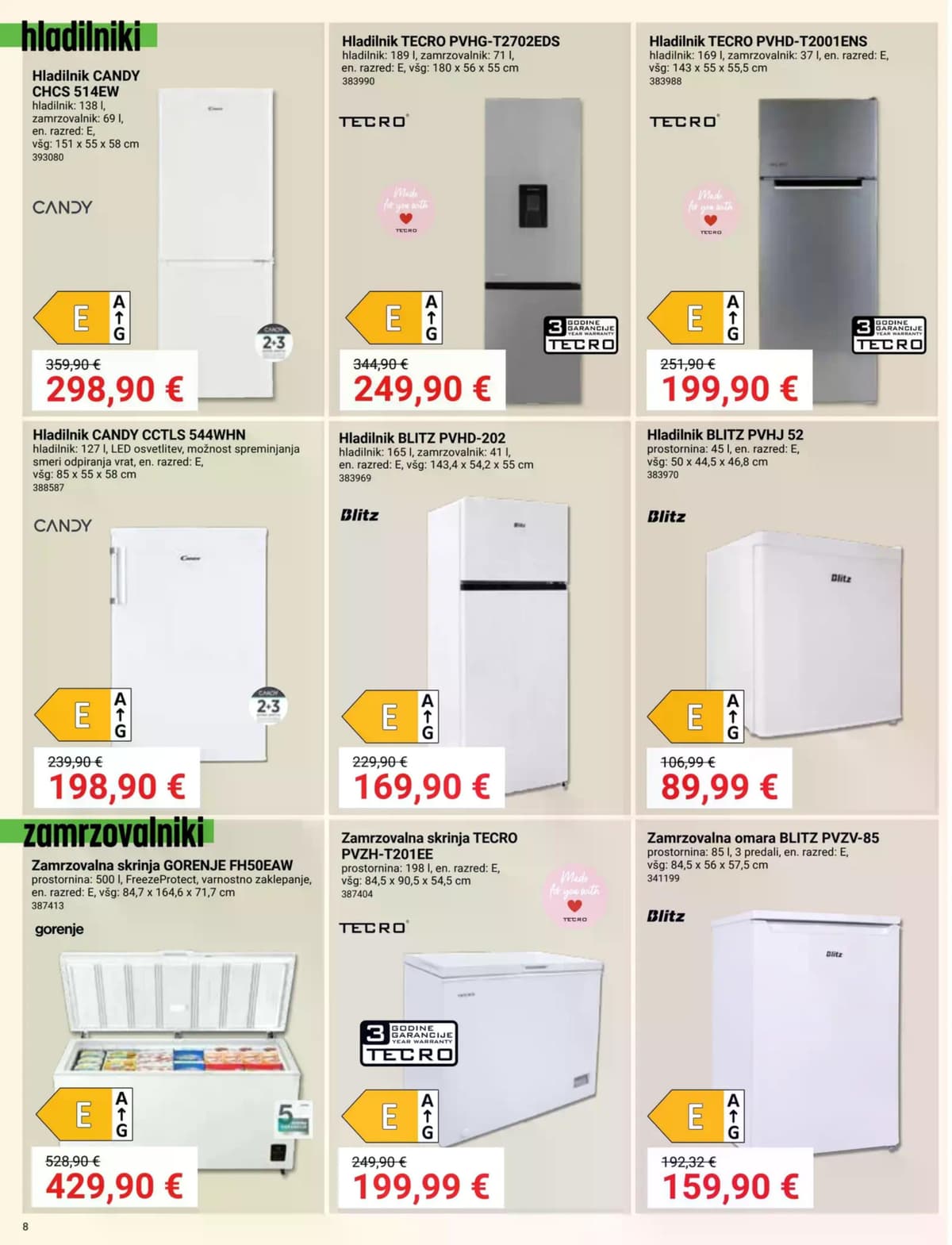 Stran 8. Pevex kataloga - April 2026 od 03.04.2026.