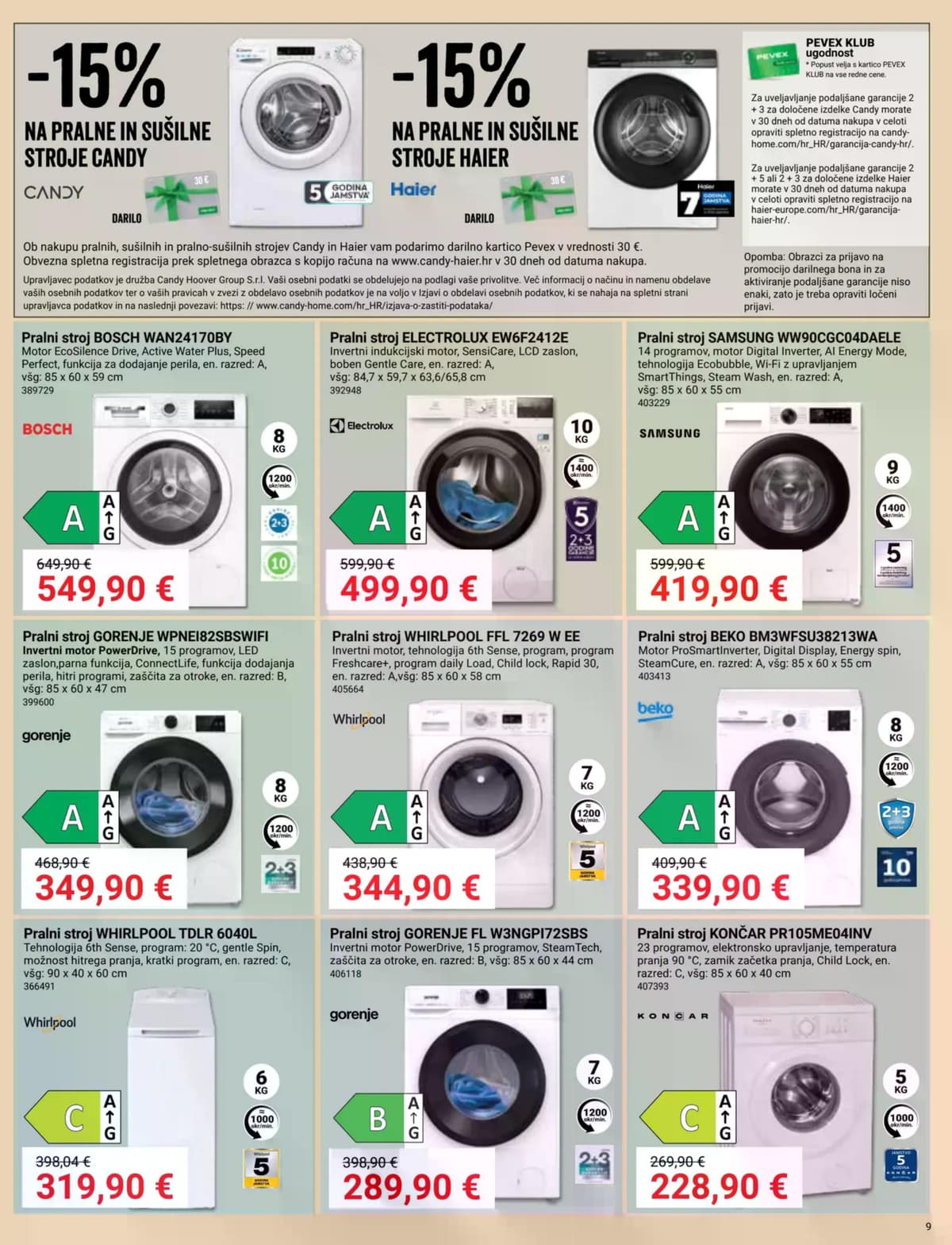 Stran 9. Pevex kataloga - April 2026 od 03.04.2026.