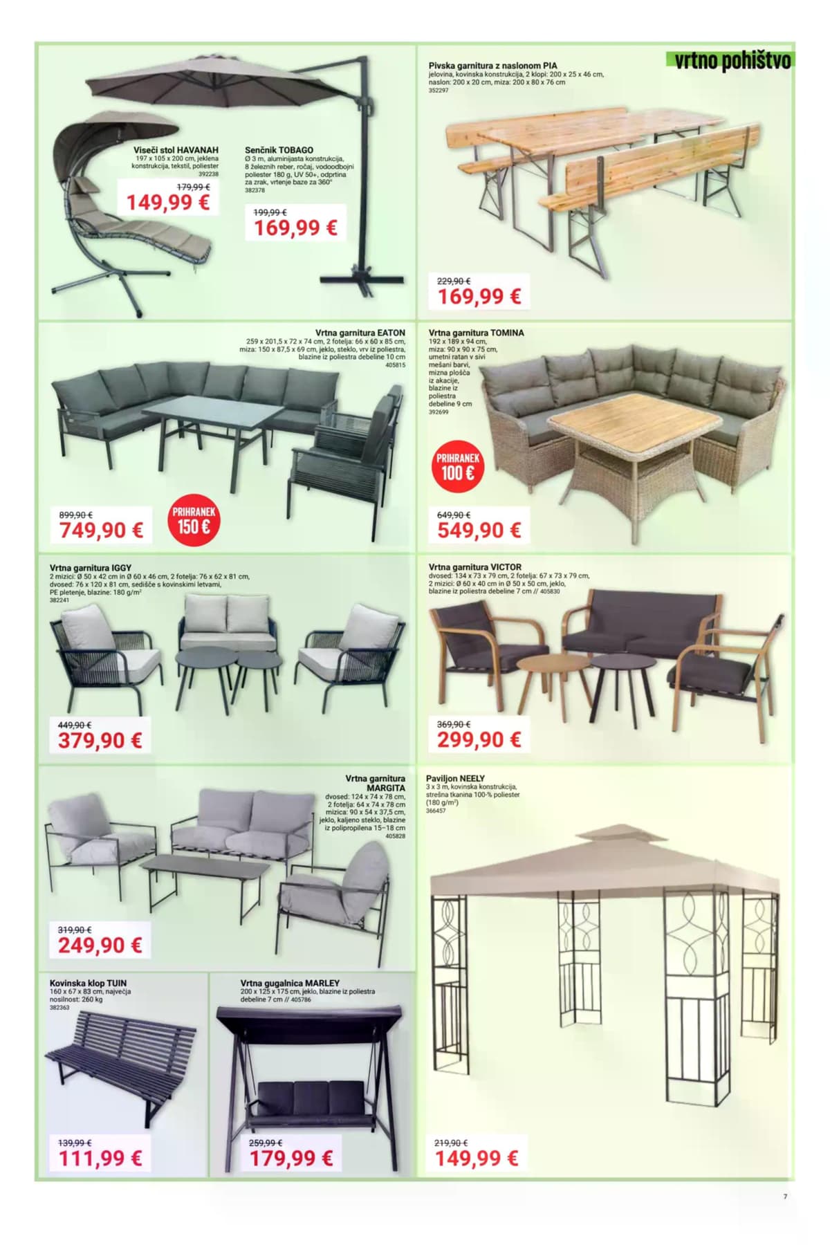 Stran 7. Pevex kataloga - Rekreacija in žar od 16.04.2026.