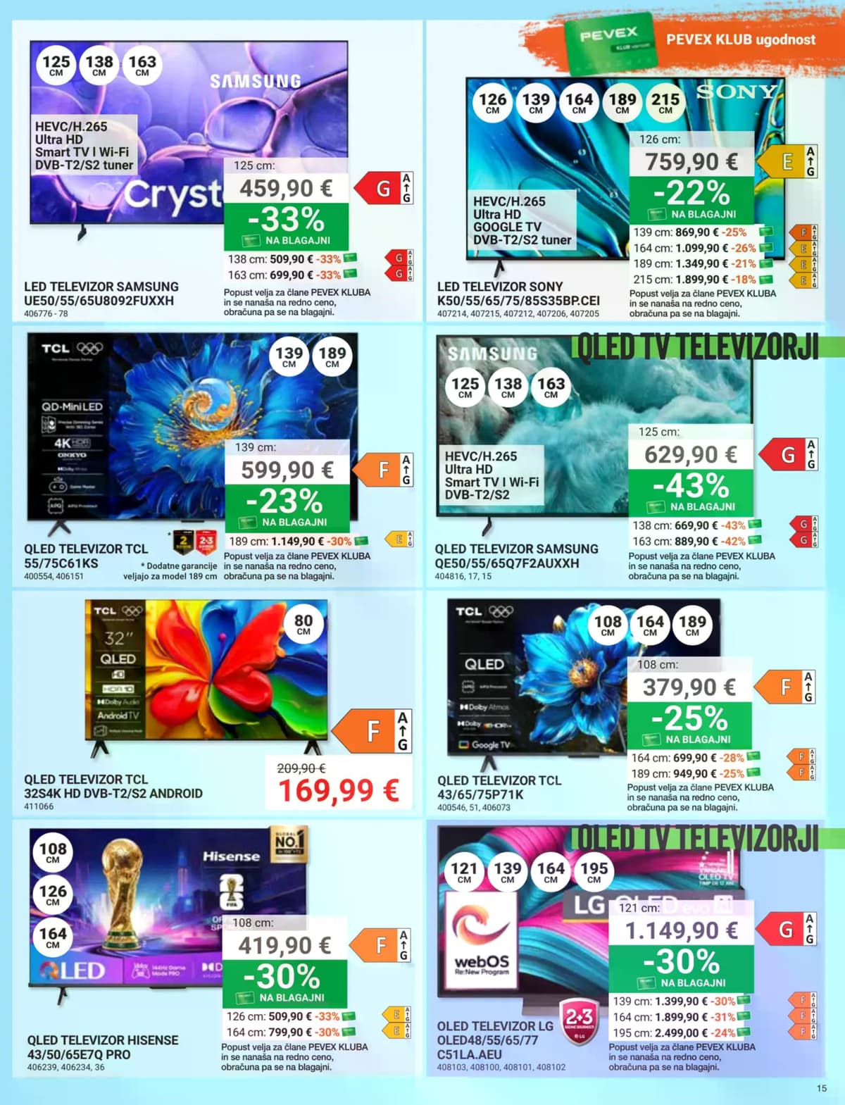 Stran 15. Pevex kataloga - Maj 2026 od 05.05.2026.