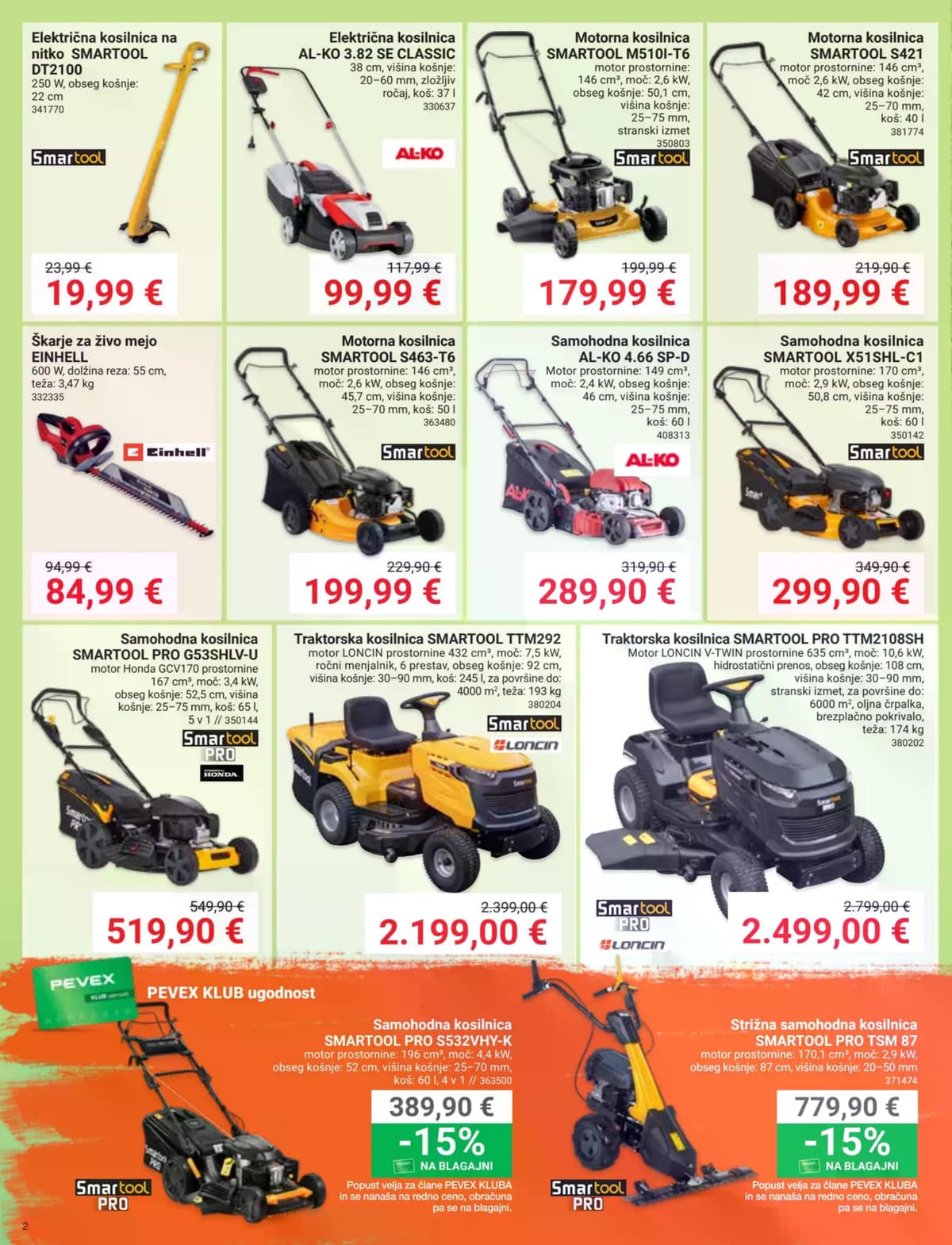 Stran 2. Pevex kataloga - Maj 2026 od 05.05.2026.
