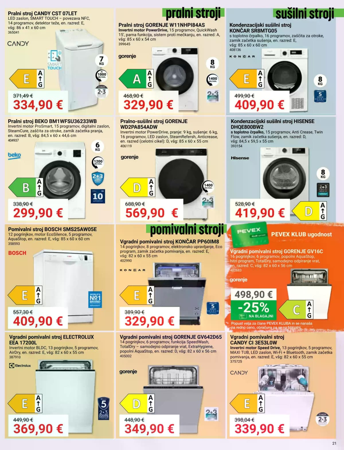 Stran 21. Pevex kataloga - Maj 2026 od 05.05.2026.
