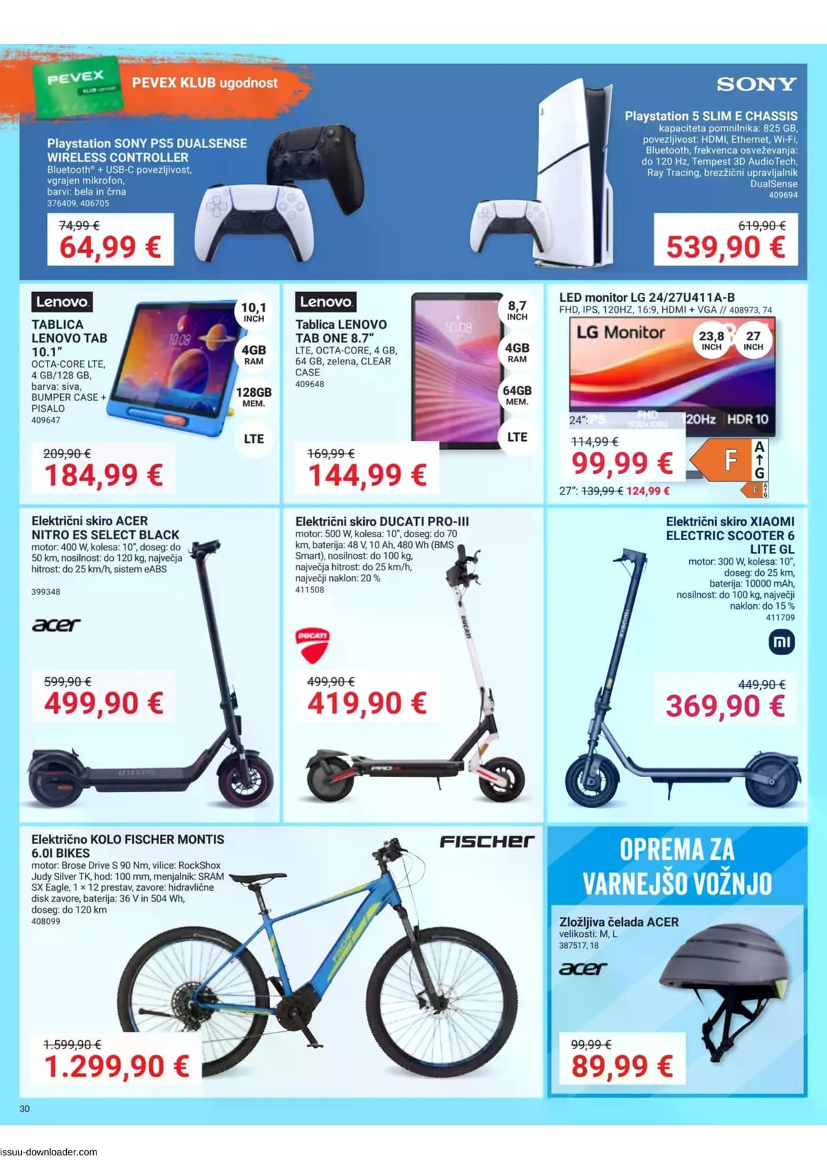 Stran 30. Pevex kataloga - Junij 2026 od 28.05.2026.