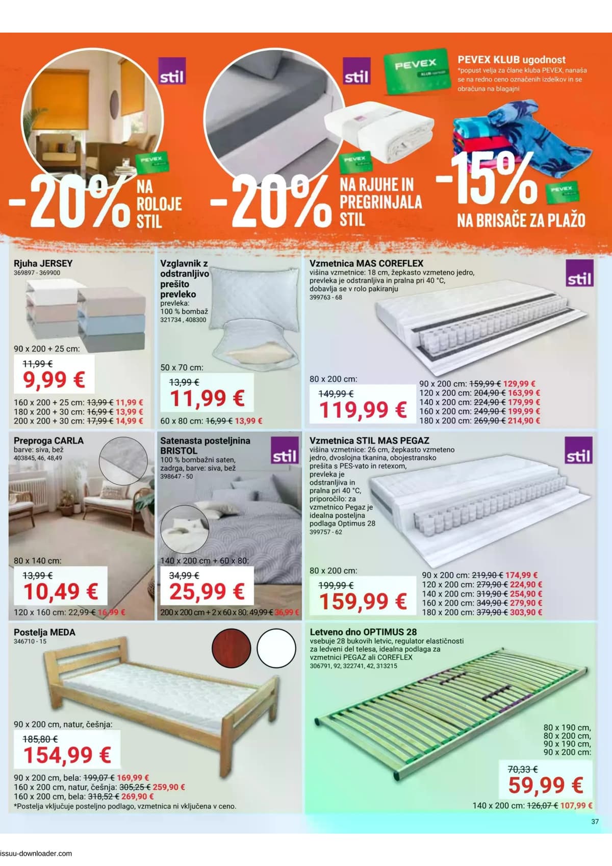Stran 37. Pevex kataloga - Junij 2026 od 28.05.2026.