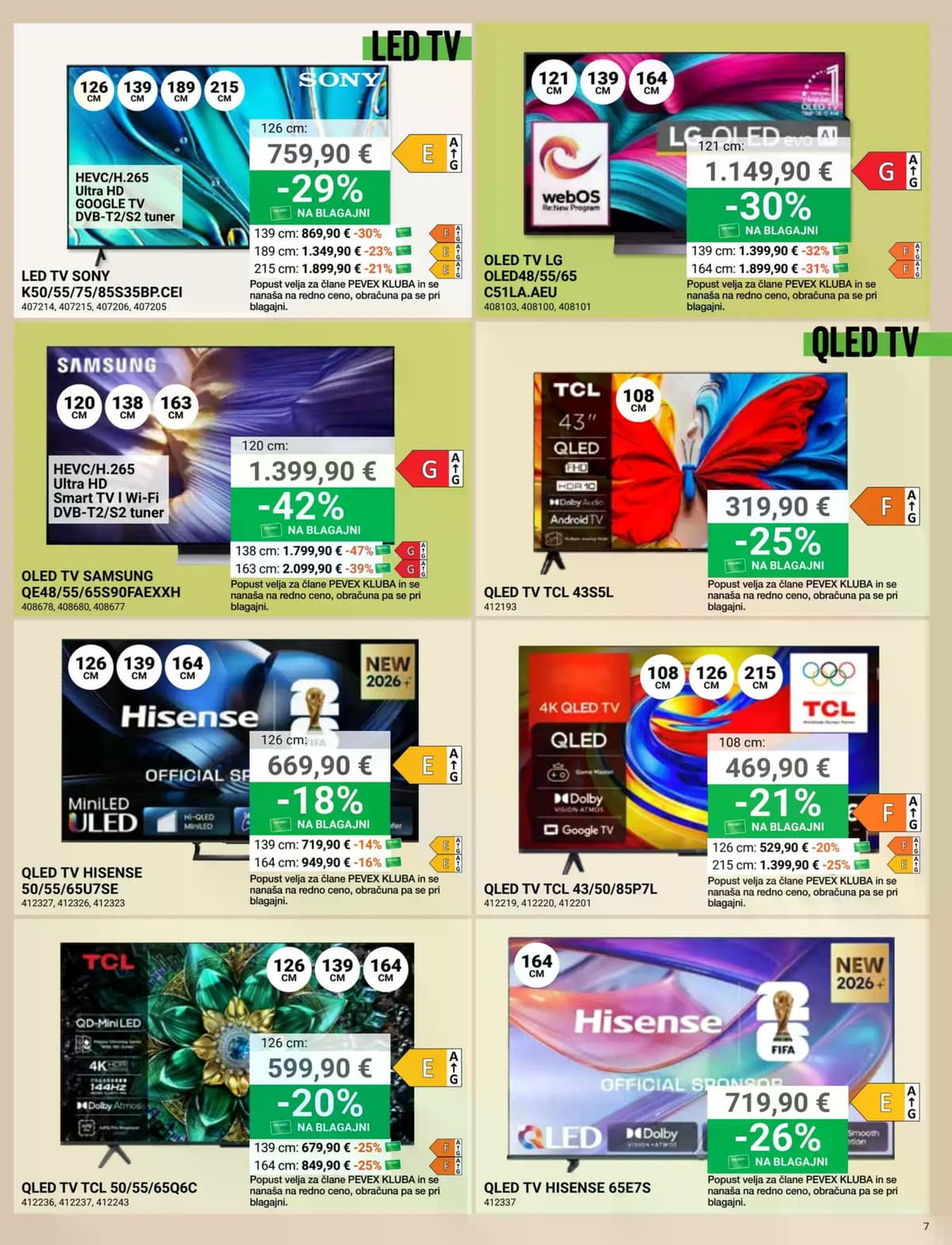 Stran 7. Pevex kataloga - Vroče cene peči in drv od 23.07.2026