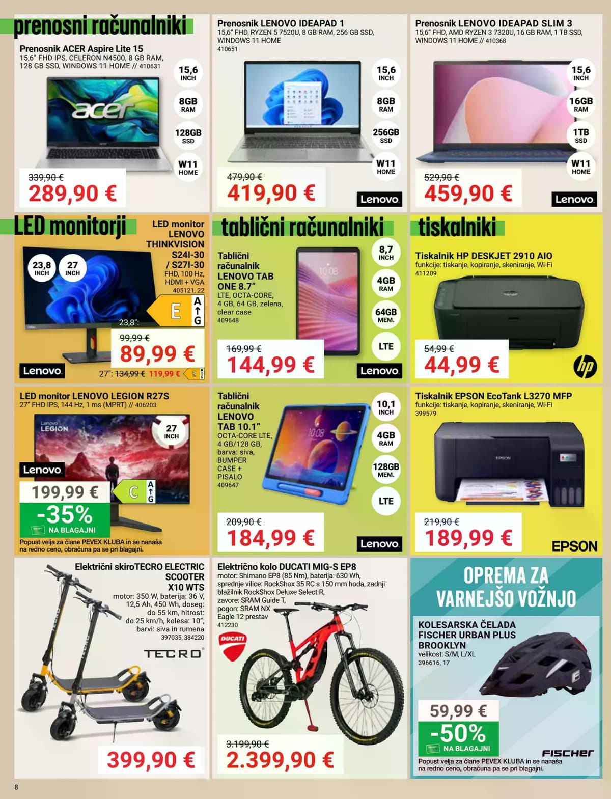 Stran 8. Pevex kataloga - Vroče cene peči in drv od 23.07.2026