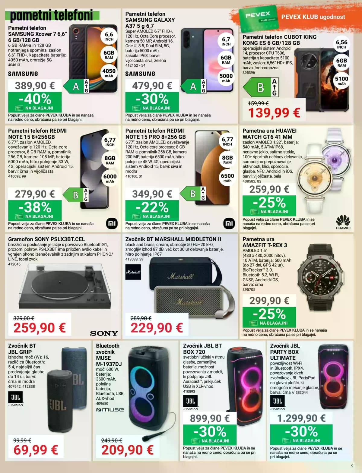 Stran 9. Pevex kataloga - Vroče cene peči in drv od 23.07.2026