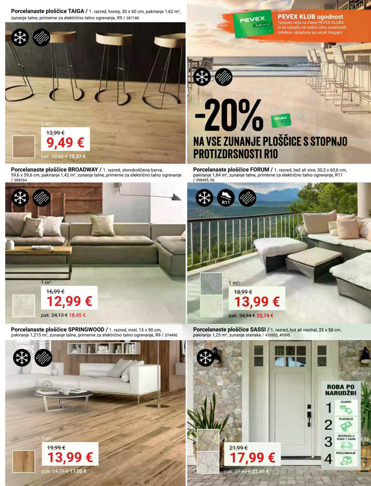 Stran 27. Pevex kataloga - Vroče cene peči in drv od 23.07.2026