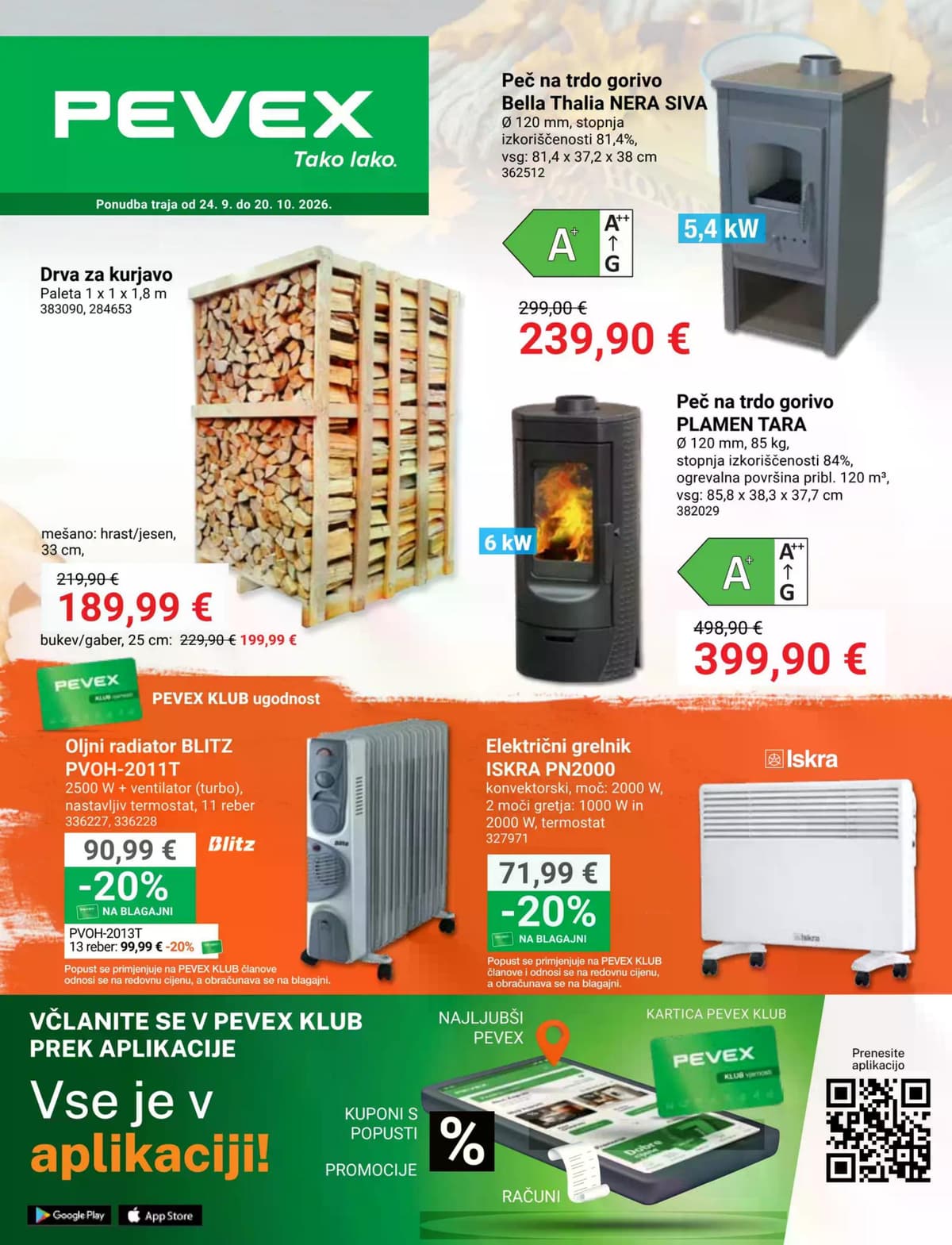 Pevex katalog od 09/24/2026 - Oktober 2026