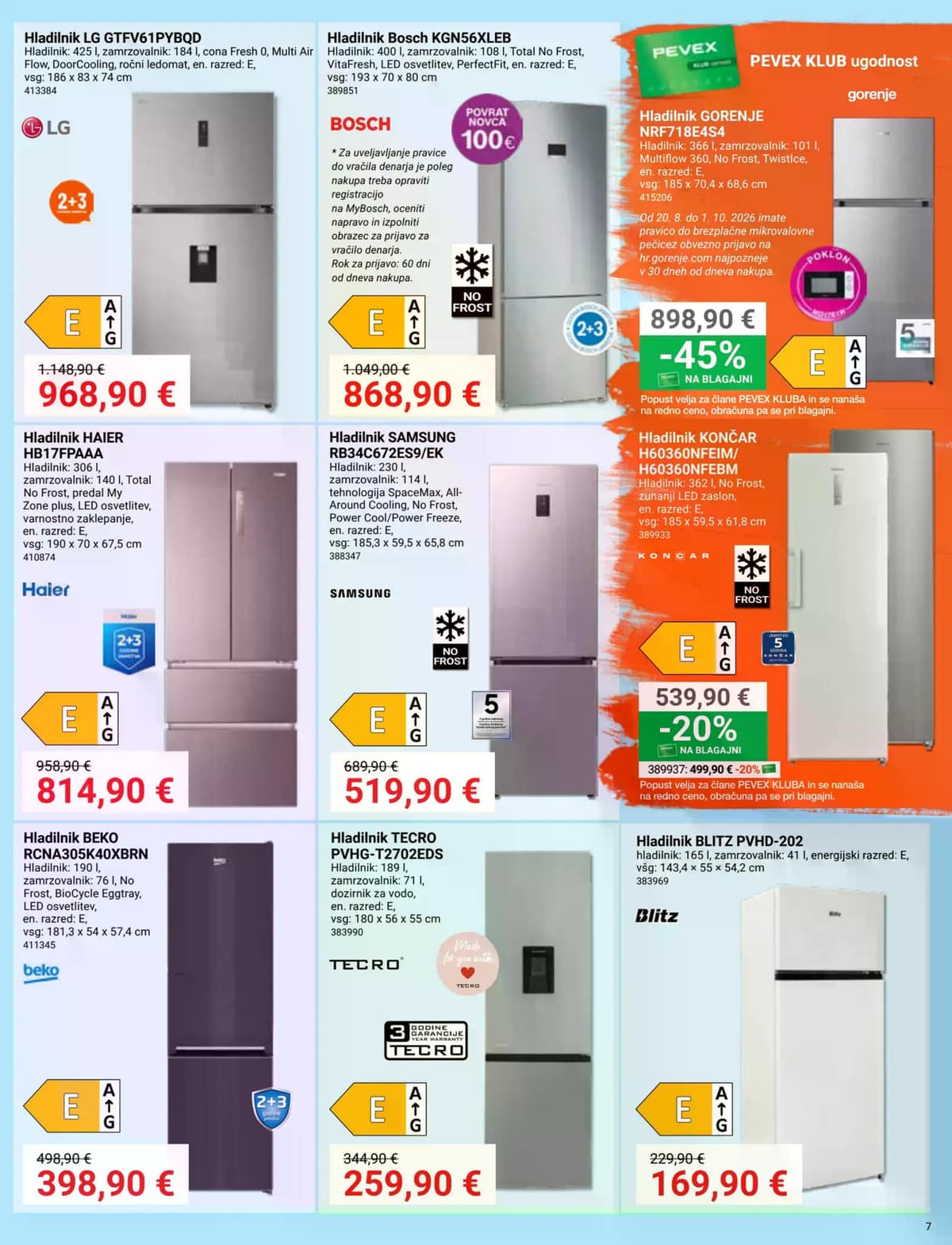 Stran 7. Pevex kataloga - Oktober 2026 od 25.09.2026.