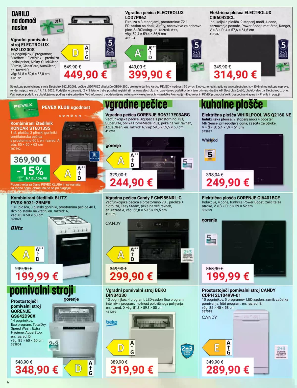 Stran 6. Pevex kataloga - Akcijska Ponudba od 24.10.2026.