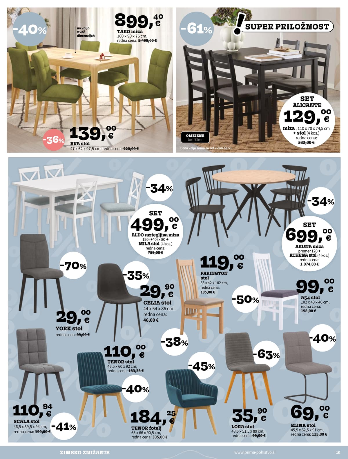 Stran 19. Prima kataloga - Zimsko znižanje od 03.03.2026.