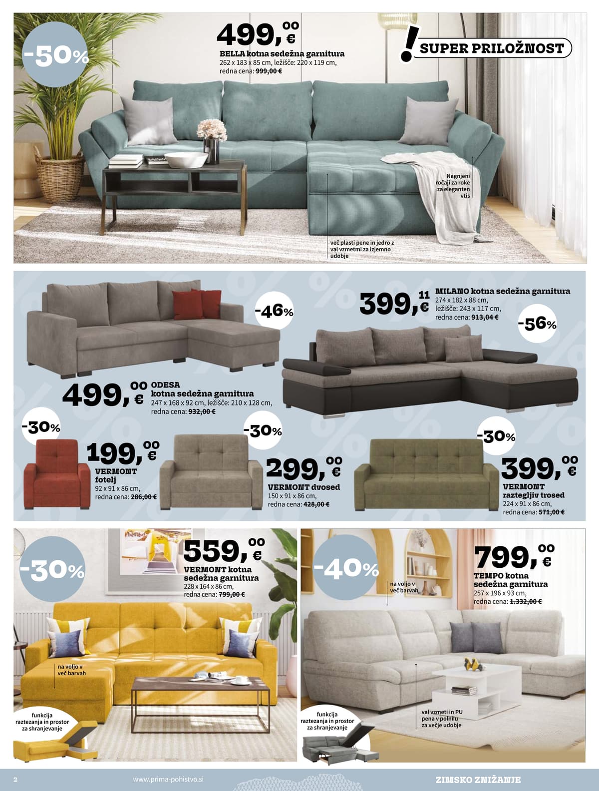 Stran 2. Prima kataloga - Zimsko znižanje od 03.03.2026.