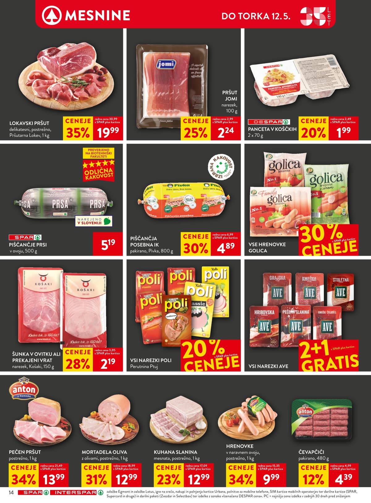 Stran 16. Spar kataloga - Akcijska Ponudba od 03.05.2026.