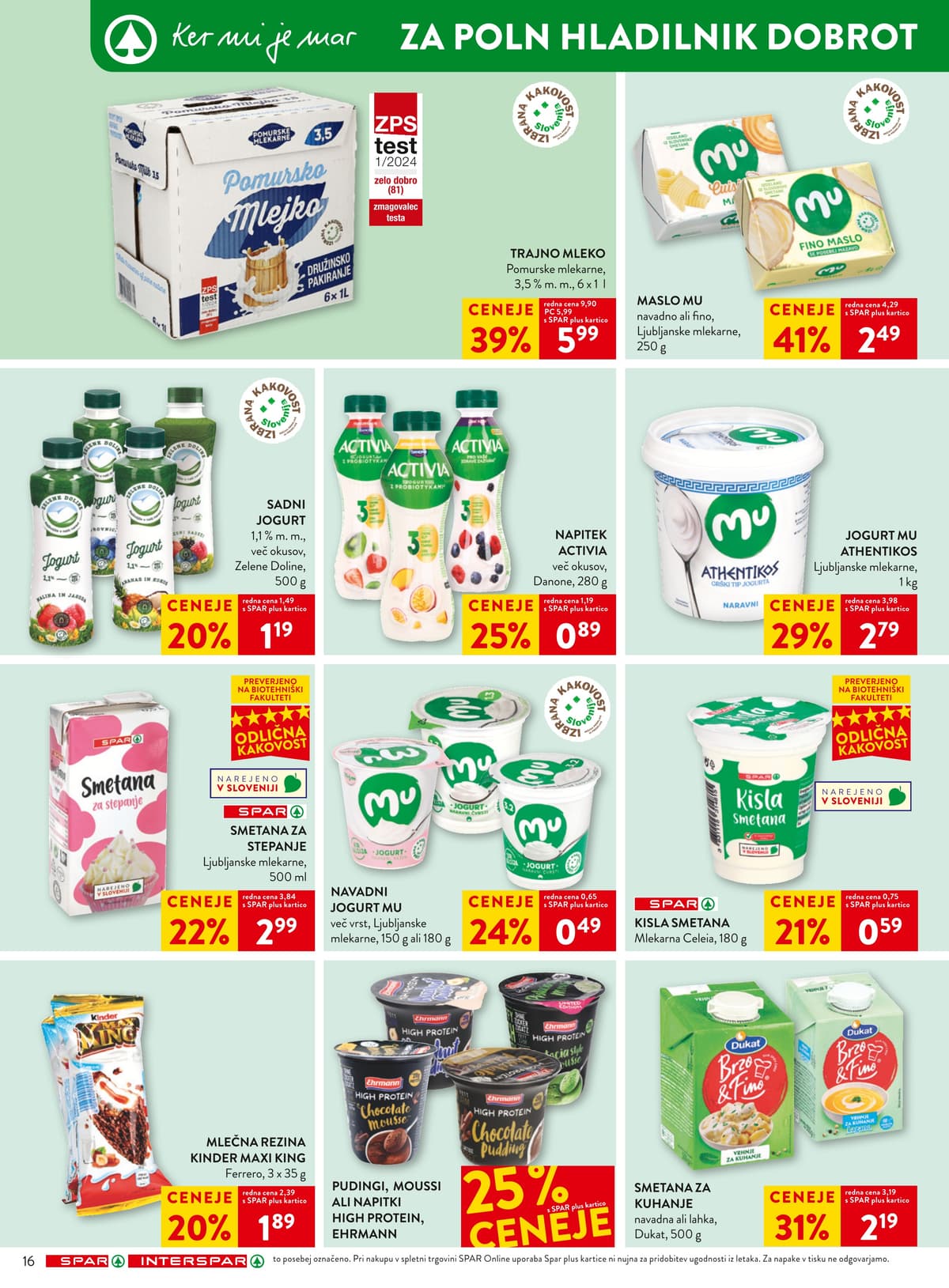 Stran 20. Spar kataloga - Akcijska Ponudba od 03.05.2026.