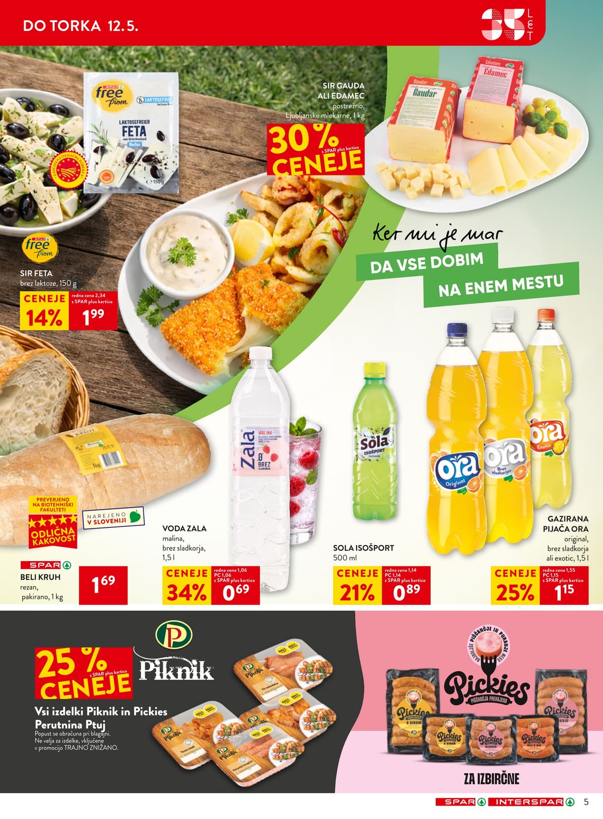 Stran 5. Spar kataloga - Akcijska Ponudba od 03.05.2026.