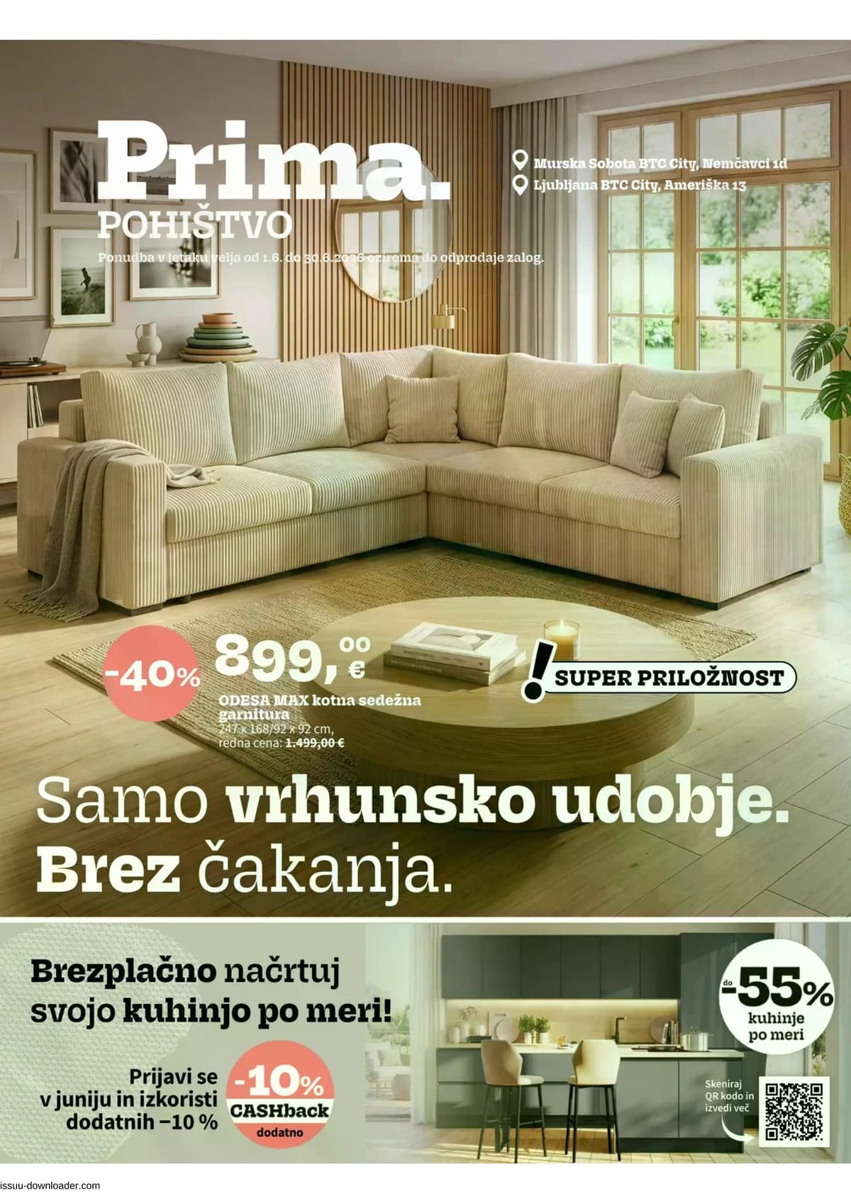 Stran 1. Prima kataloga - Pohištvo Junij 2026 od 02.06.2026.