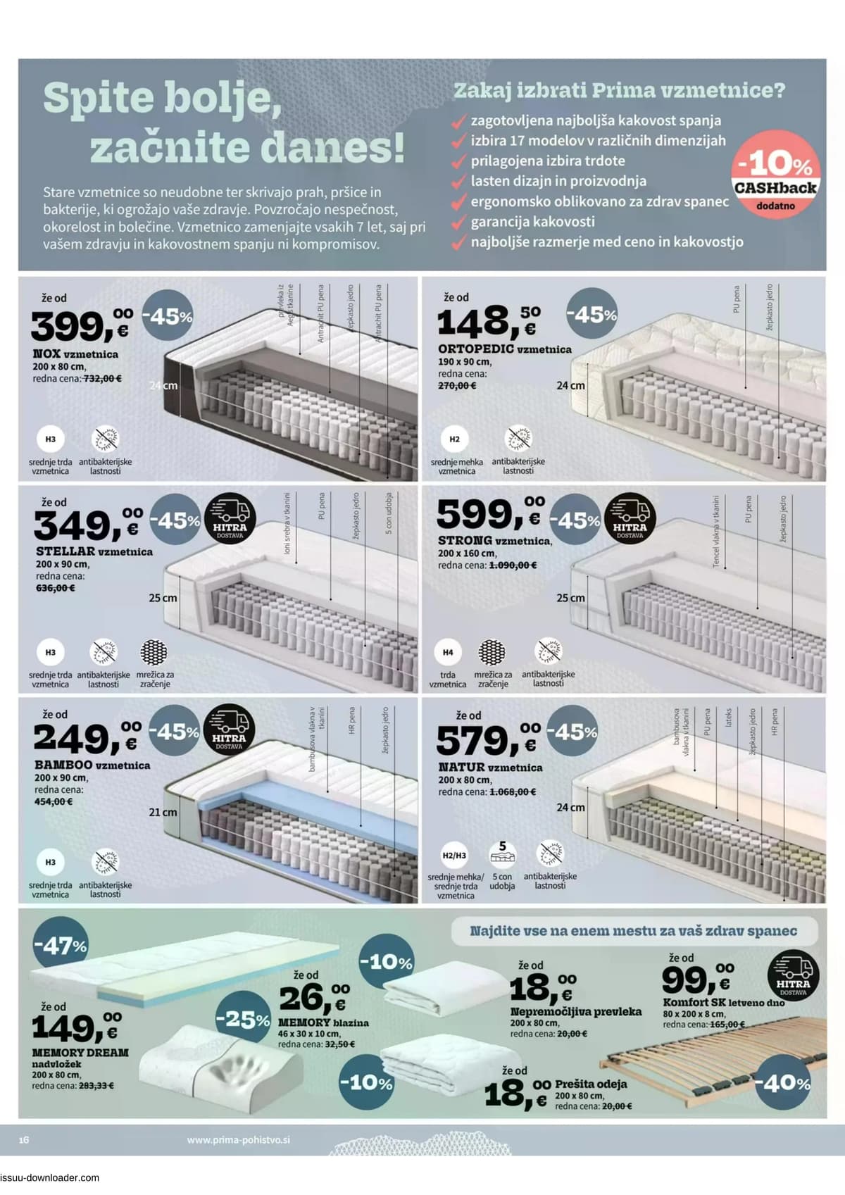 Stran 16. Prima kataloga - Pohištvo Junij 2026