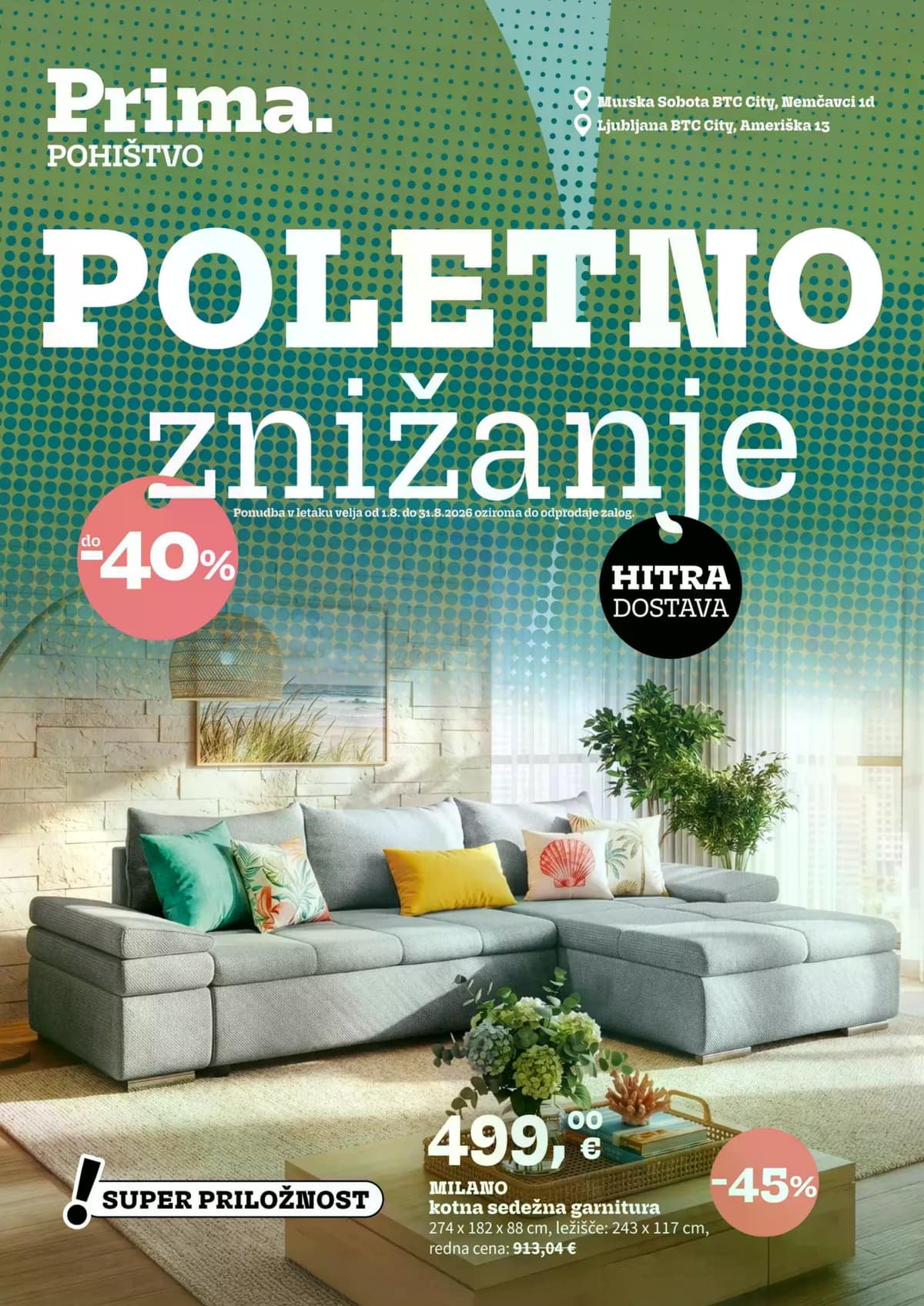 Poletno znižanje 2026
