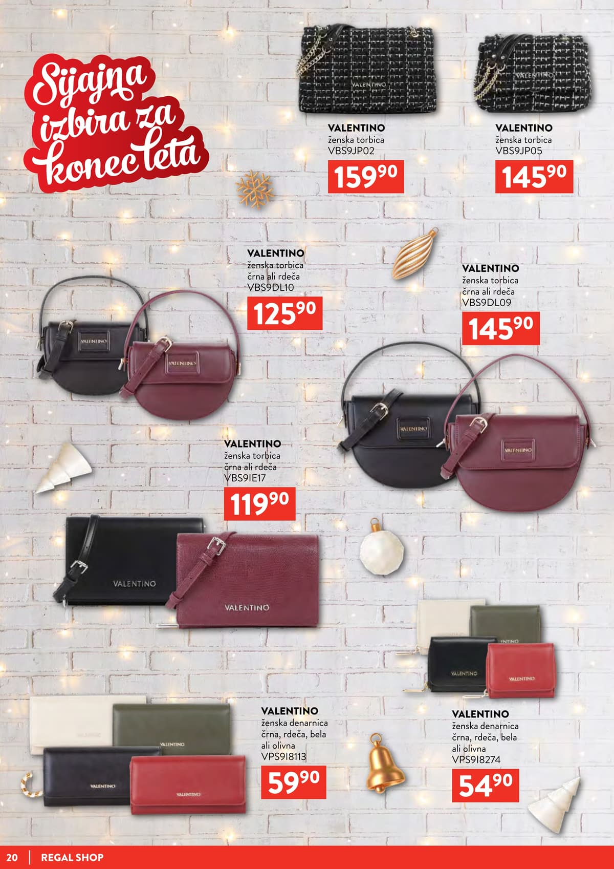 Stran 20. Regal Shop kataloga - December