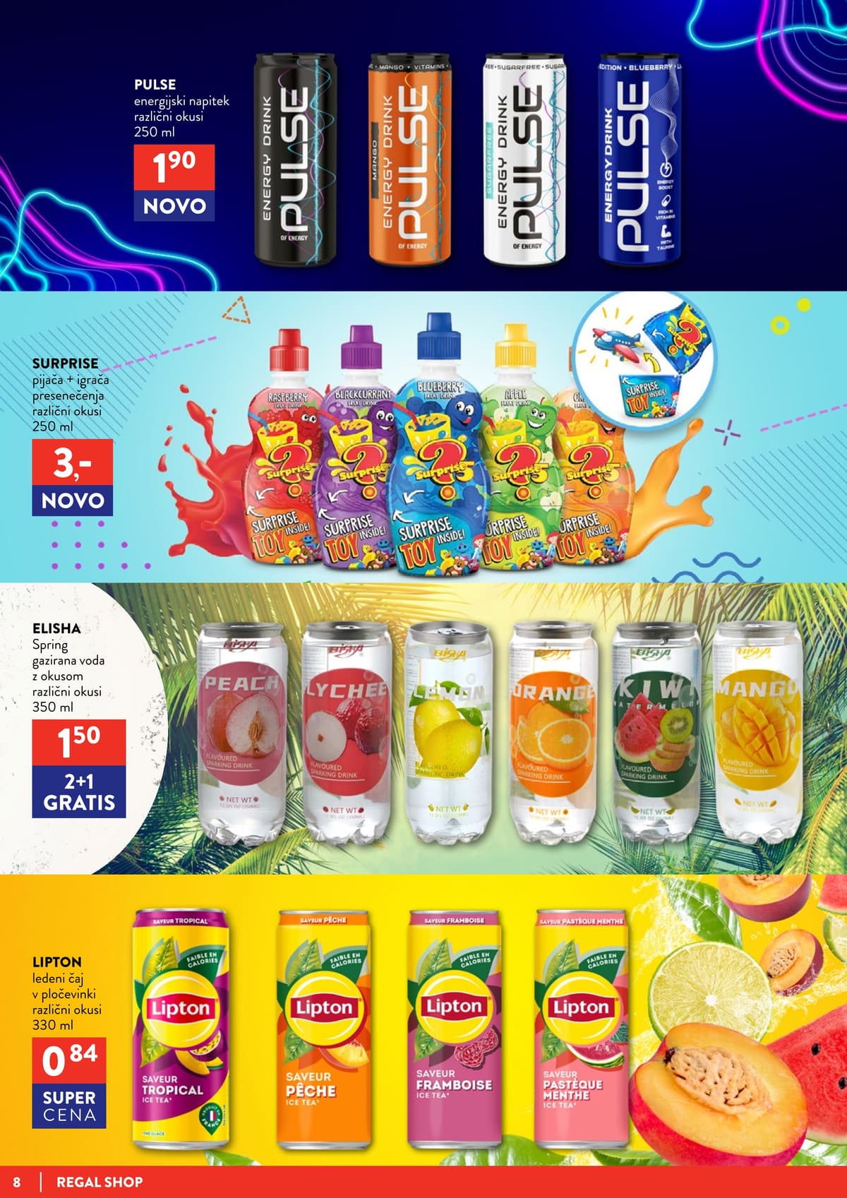 Stran 8. Regal Shop kataloga - Junij 2026
