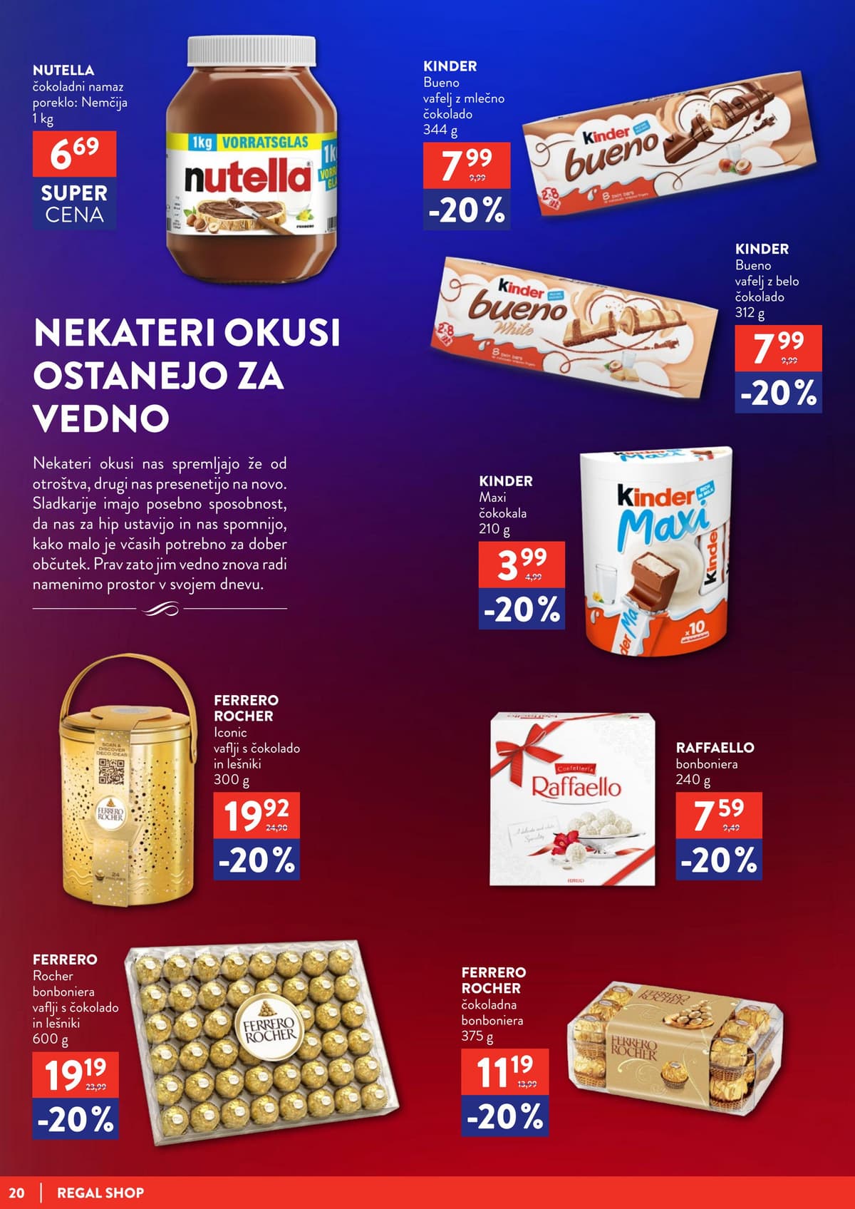 Stran 20. Regal Shop kataloga - Avgust 2026 od 01.08.2026