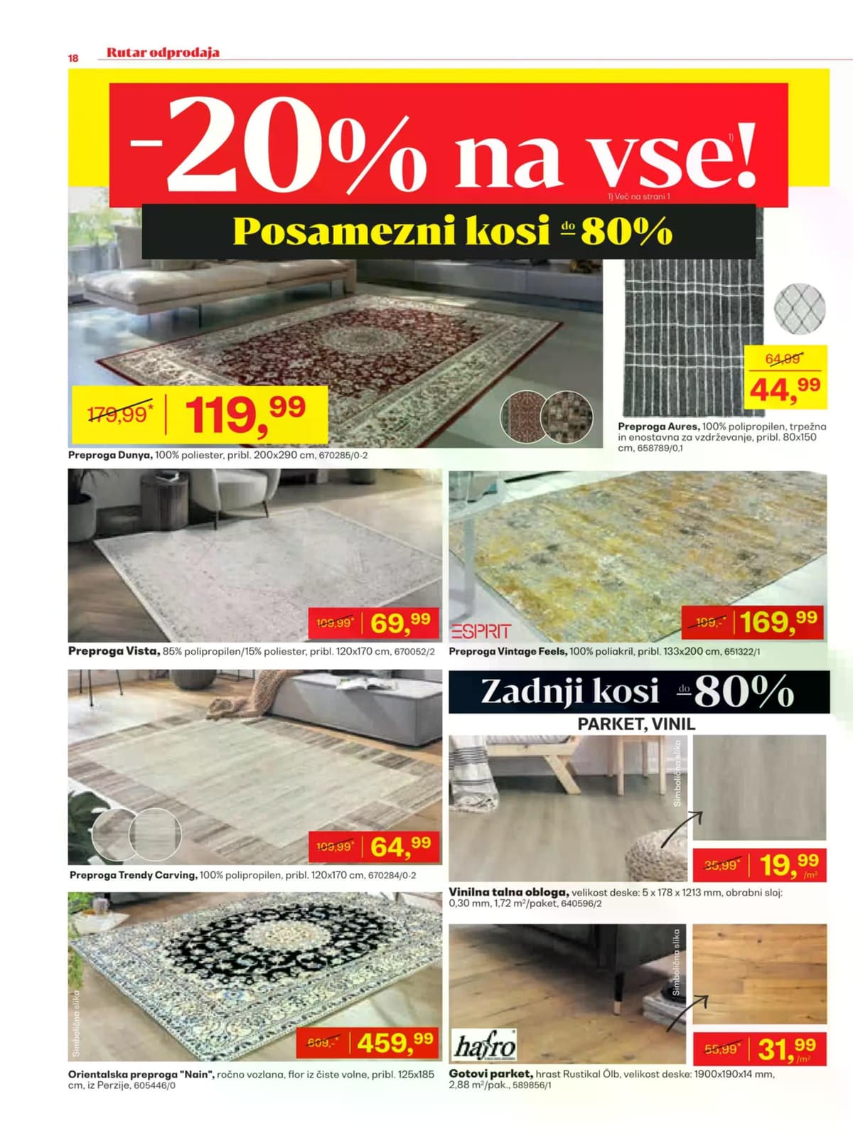 Stran 17. Rutar kataloga - Odprodaja