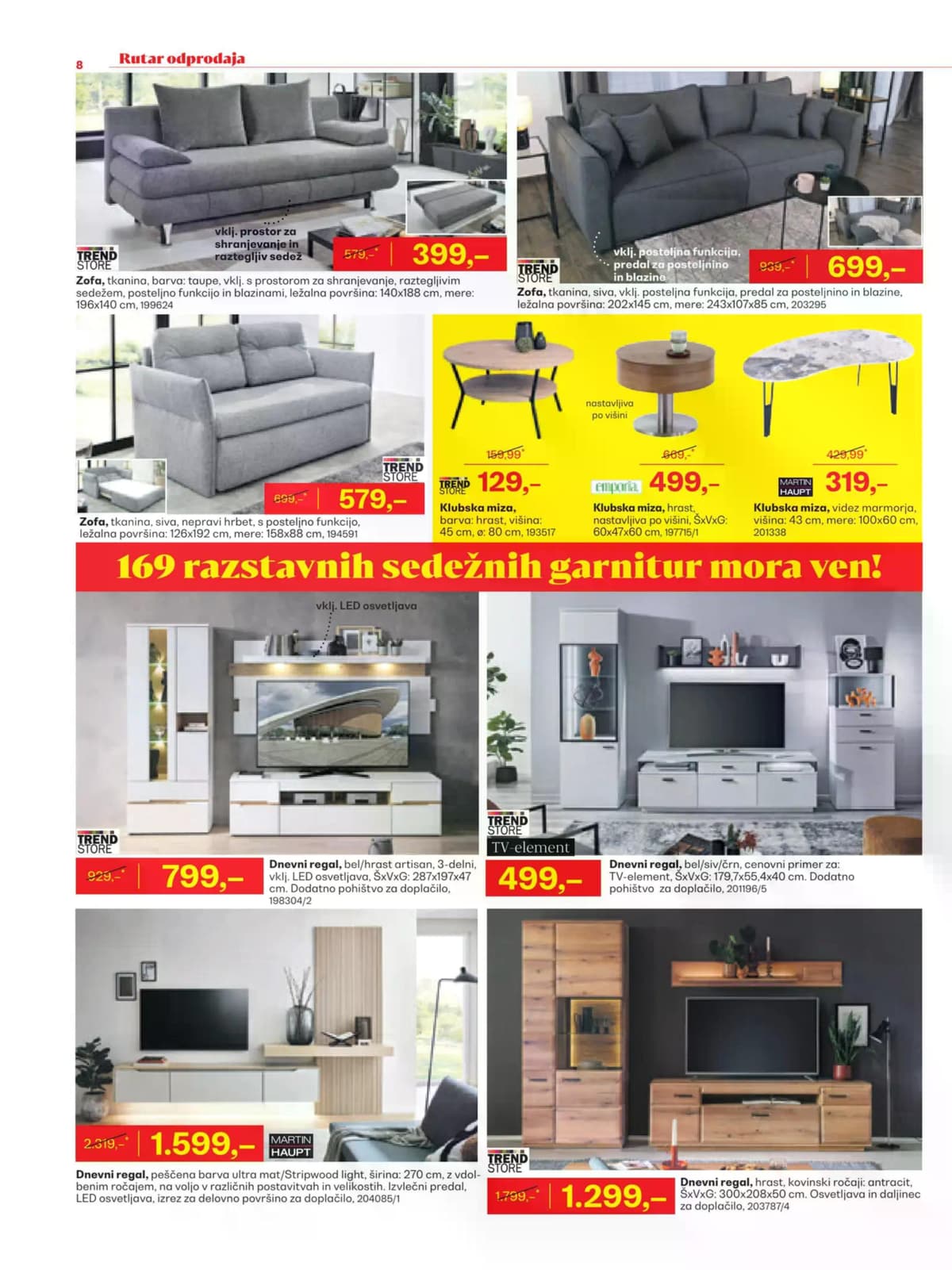 Stran 8. Rutar kataloga - Odprodaja od 03.03.2026.