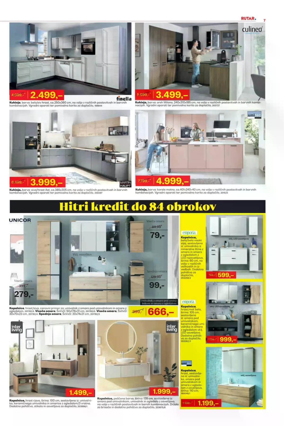 Stran 7. Rutar kataloga - Odprodaja od 03.03.2026.