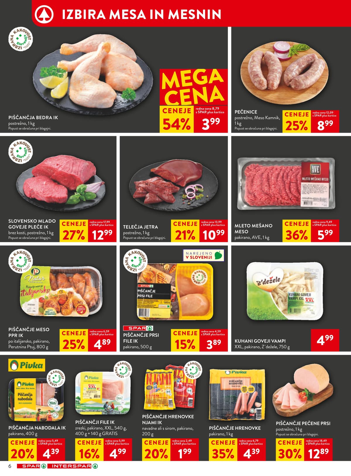 Stran 6. Spar kataloga - Akcijska ponudba od 03.03.2026.