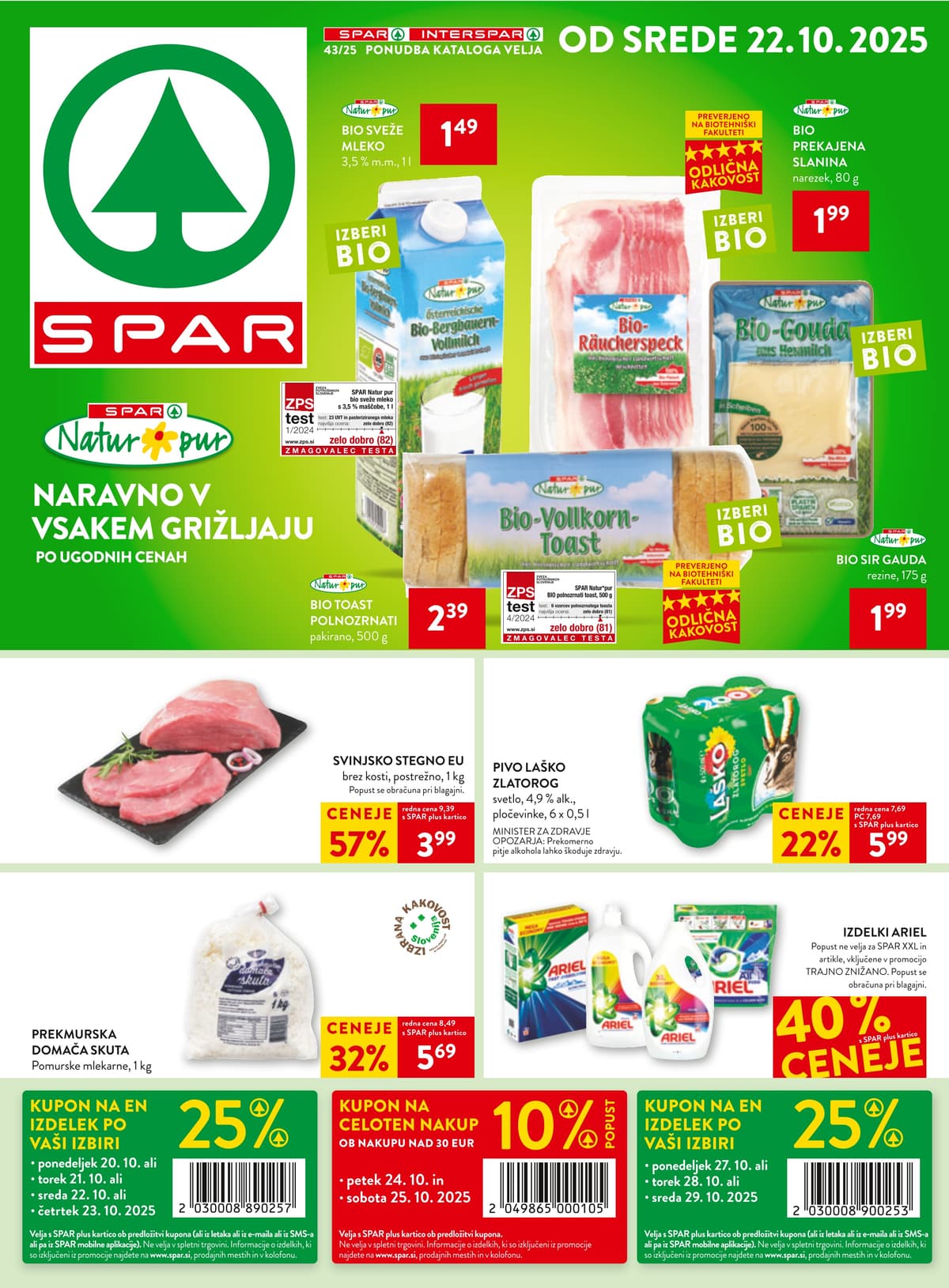 Stran 1. Spar kataloga - Akcijska ponudba od 01.03.2026.