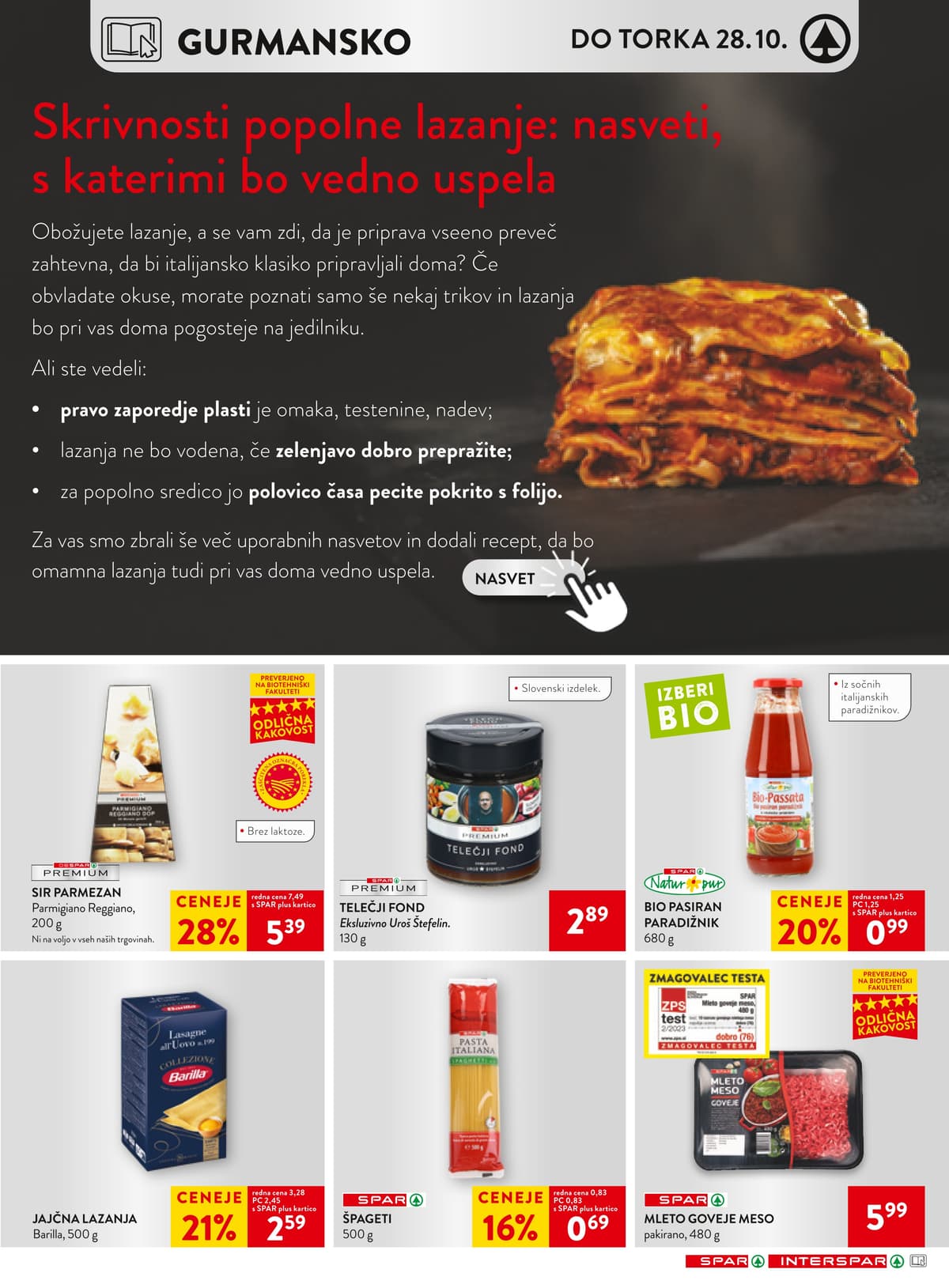 Stran 18. Spar kataloga - Akcijska ponudba od 01.03.2026.