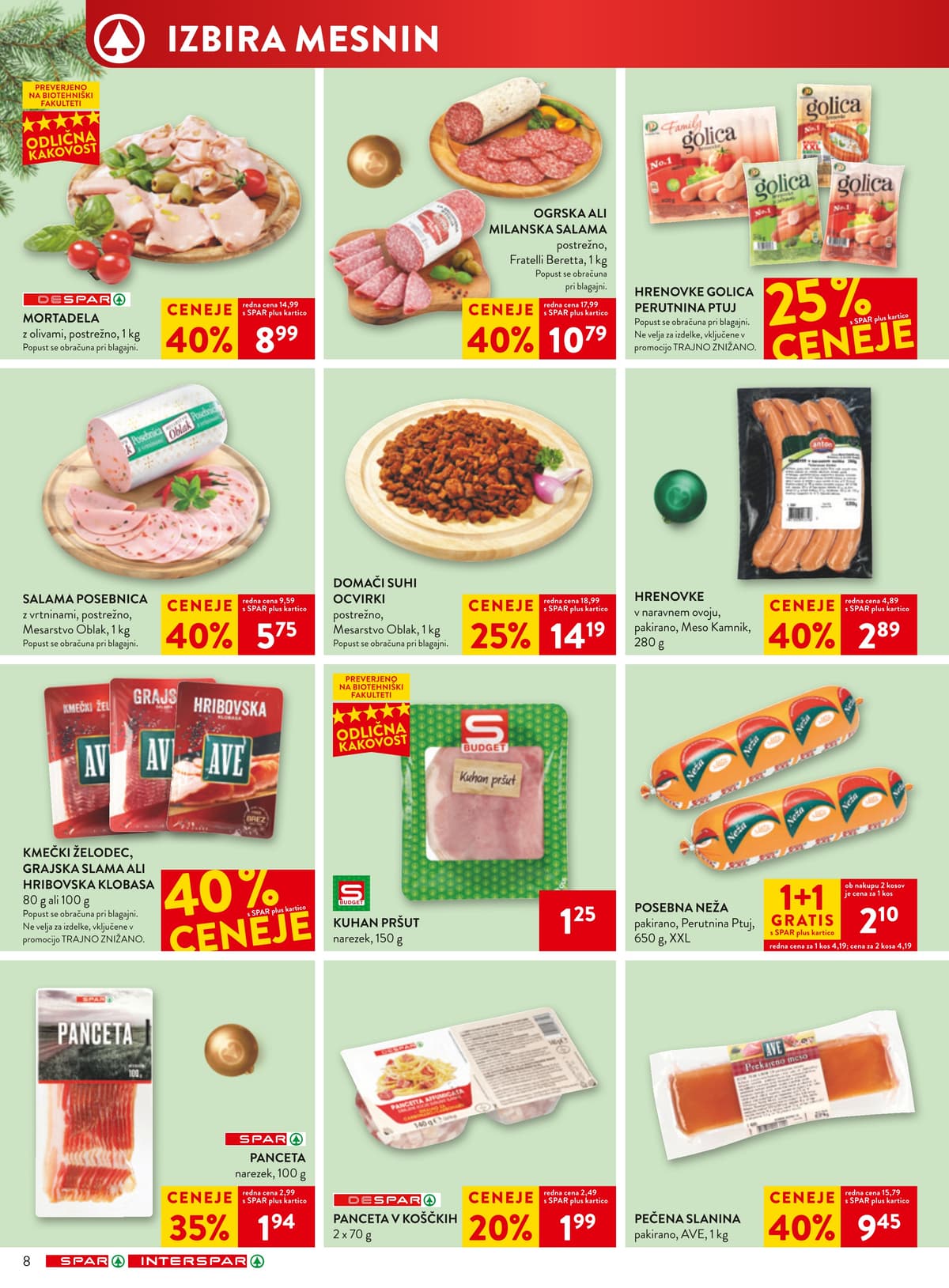 Stran 10. Spar kataloga - Akcijska ponudba od 02.03.2026.