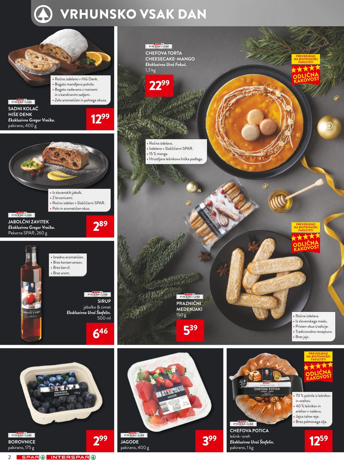 Stran 2. Spar kataloga - Akcijska ponudba