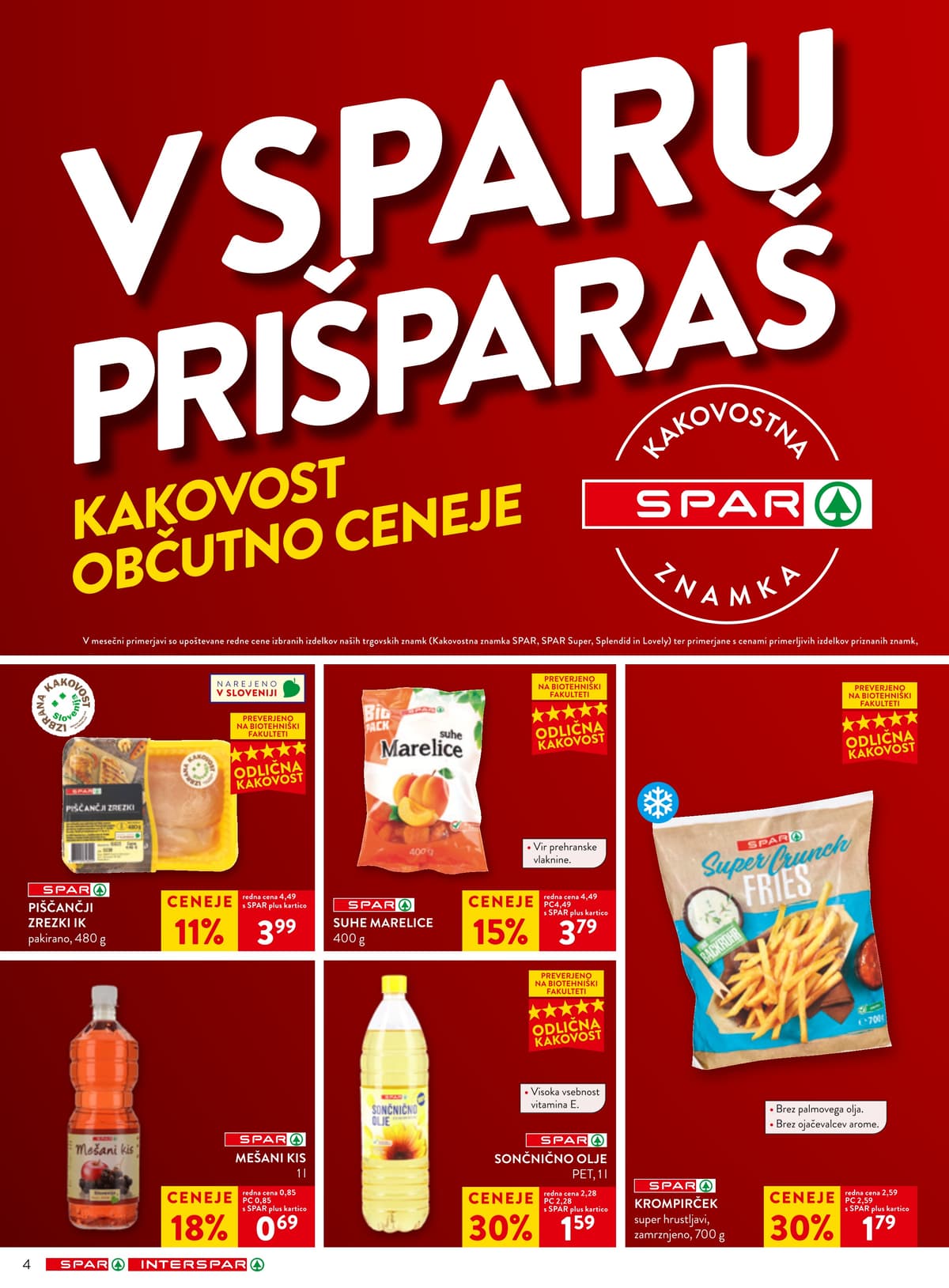 Stran 4. Spar kataloga - Tedenska Ponudba od 06.03.2026.