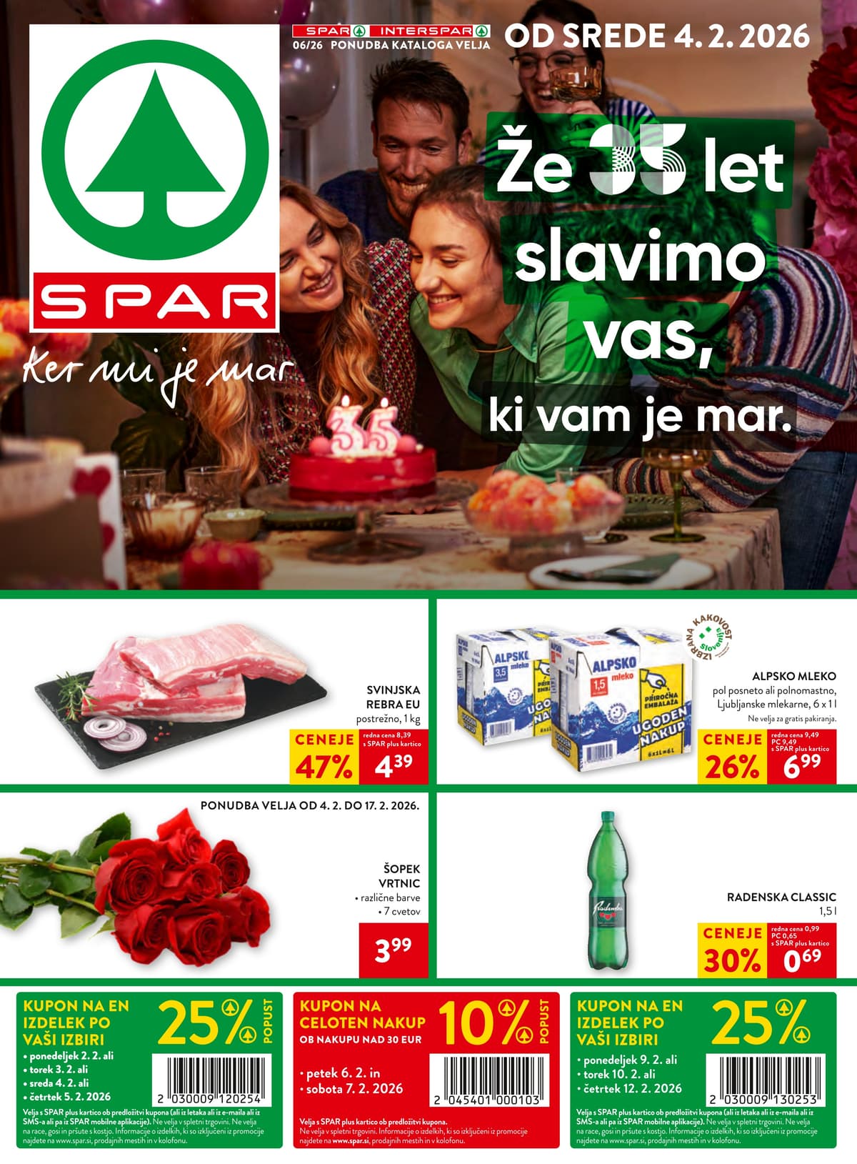 Stran 1. Spar kataloga - Akcijska Ponudba od 03.03.2026.