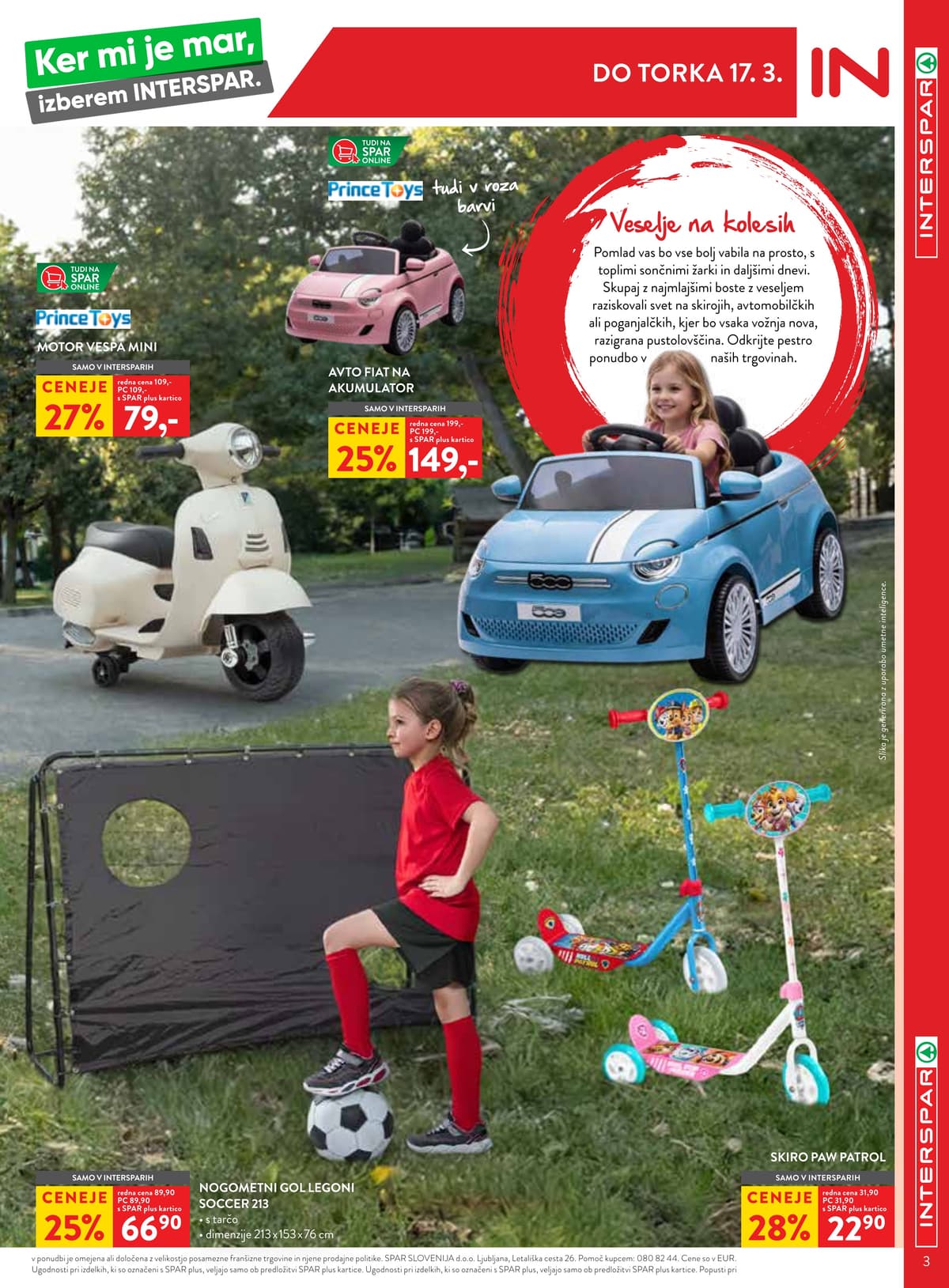 Stran 3. Spar kataloga - Vse Kar Je In