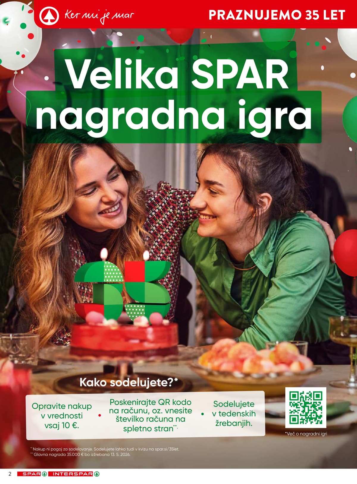 Stran 2. Spar kataloga - Akcijska Ponudba od 01.03.2026.