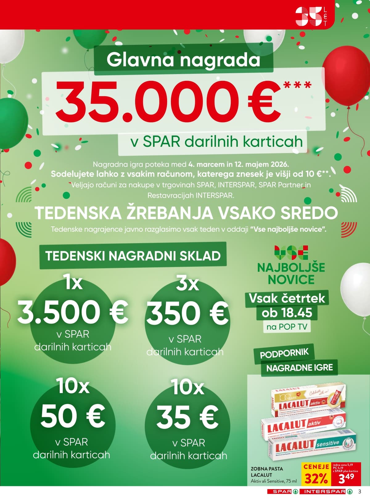 Stran 3. Spar kataloga - Akcijska Ponudba od 01.03.2026.