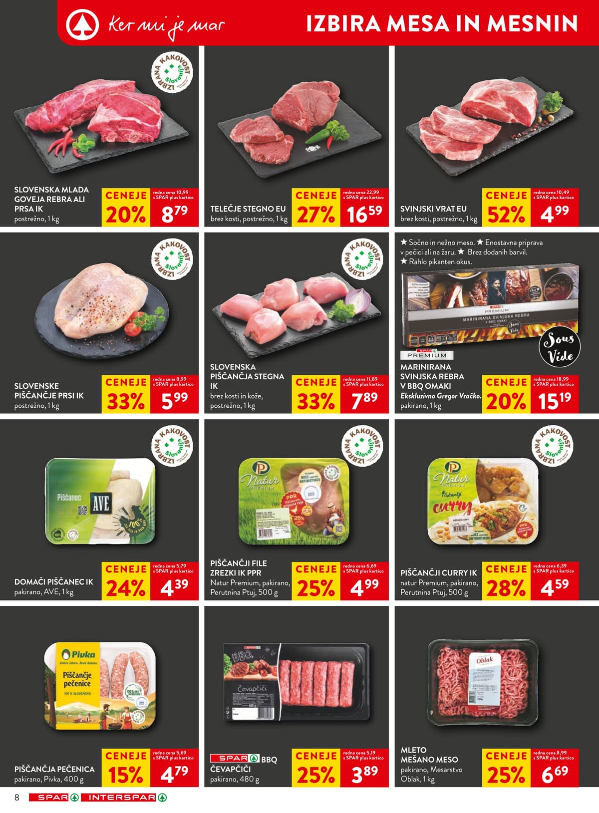 Stran 10. Spar kataloga - Akcijska Ponudba od 09.03.2026.