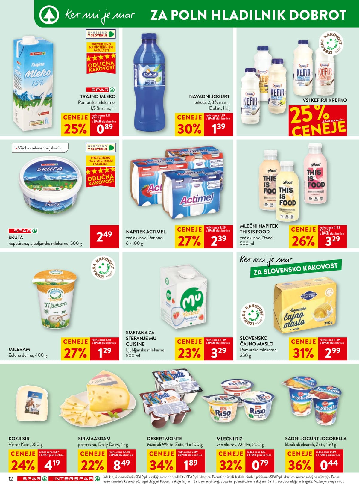 Stran 14. Spar kataloga - Akcijska Ponudba od 09.03.2026.