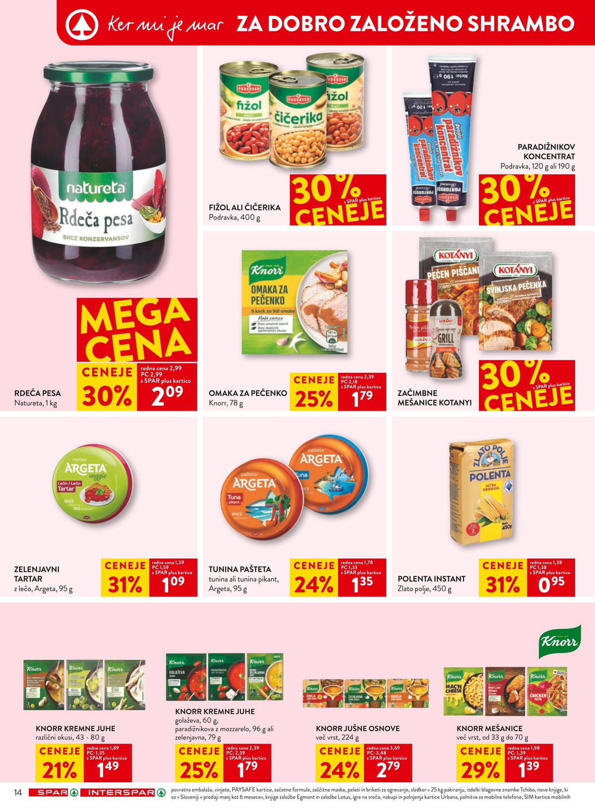 Stran 16. Spar kataloga - Akcijska Ponudba od 09.03.2026.