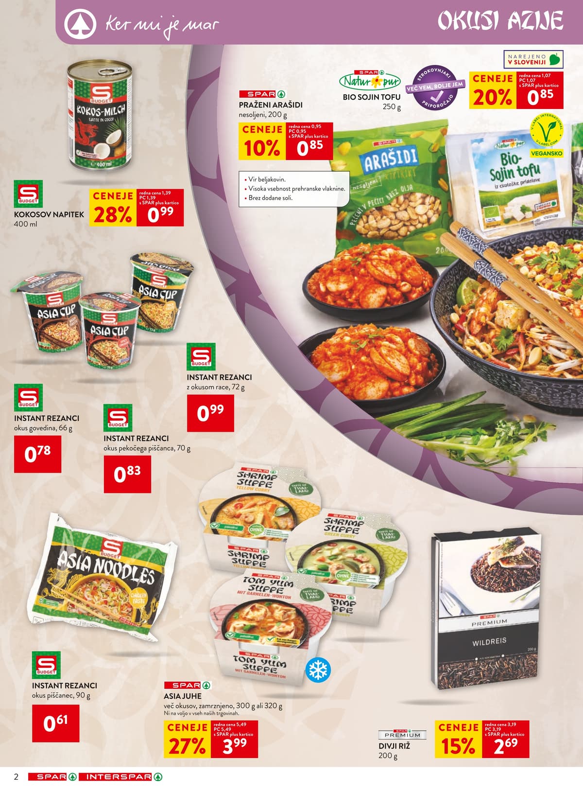 Stran 2. Spar kataloga - Akcijska Ponudba od 09.03.2026.