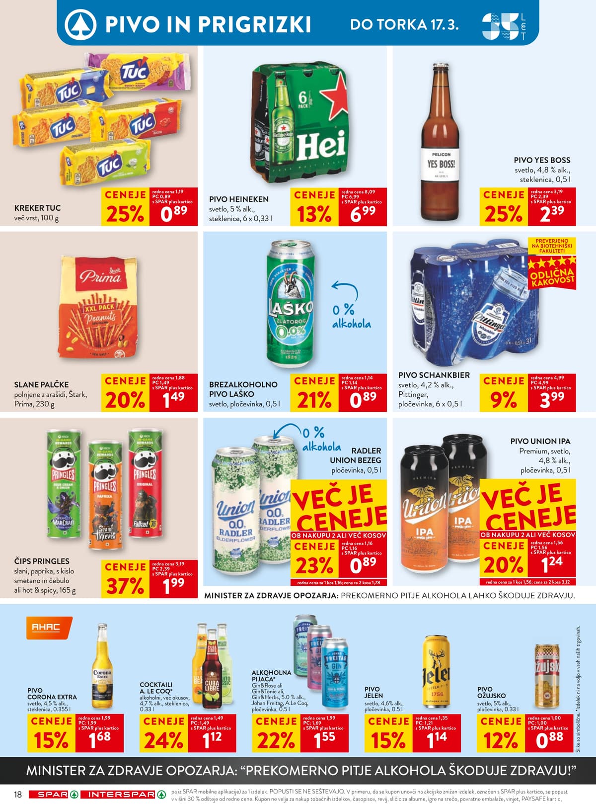 Stran 22. Spar kataloga - Akcijska Ponudba od 09.03.2026.